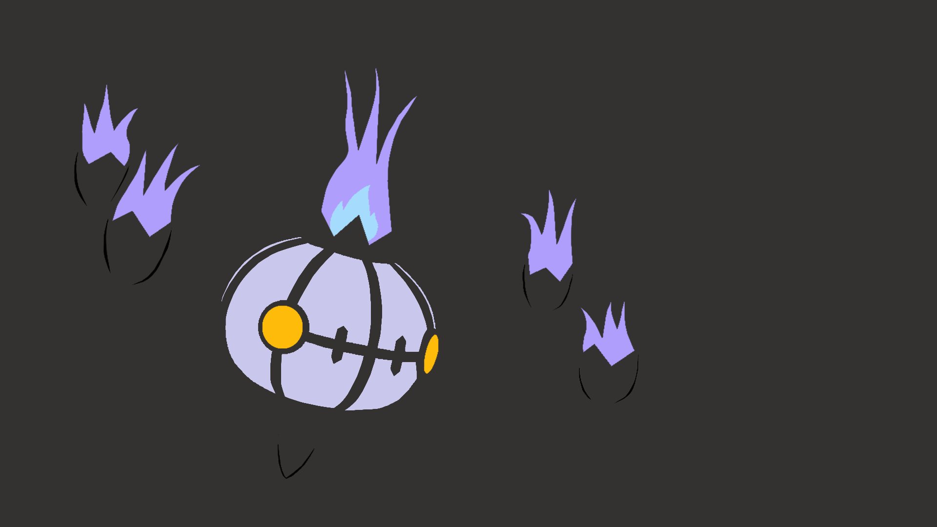 1920x1080 My Minimalist Chandelure, Desktop