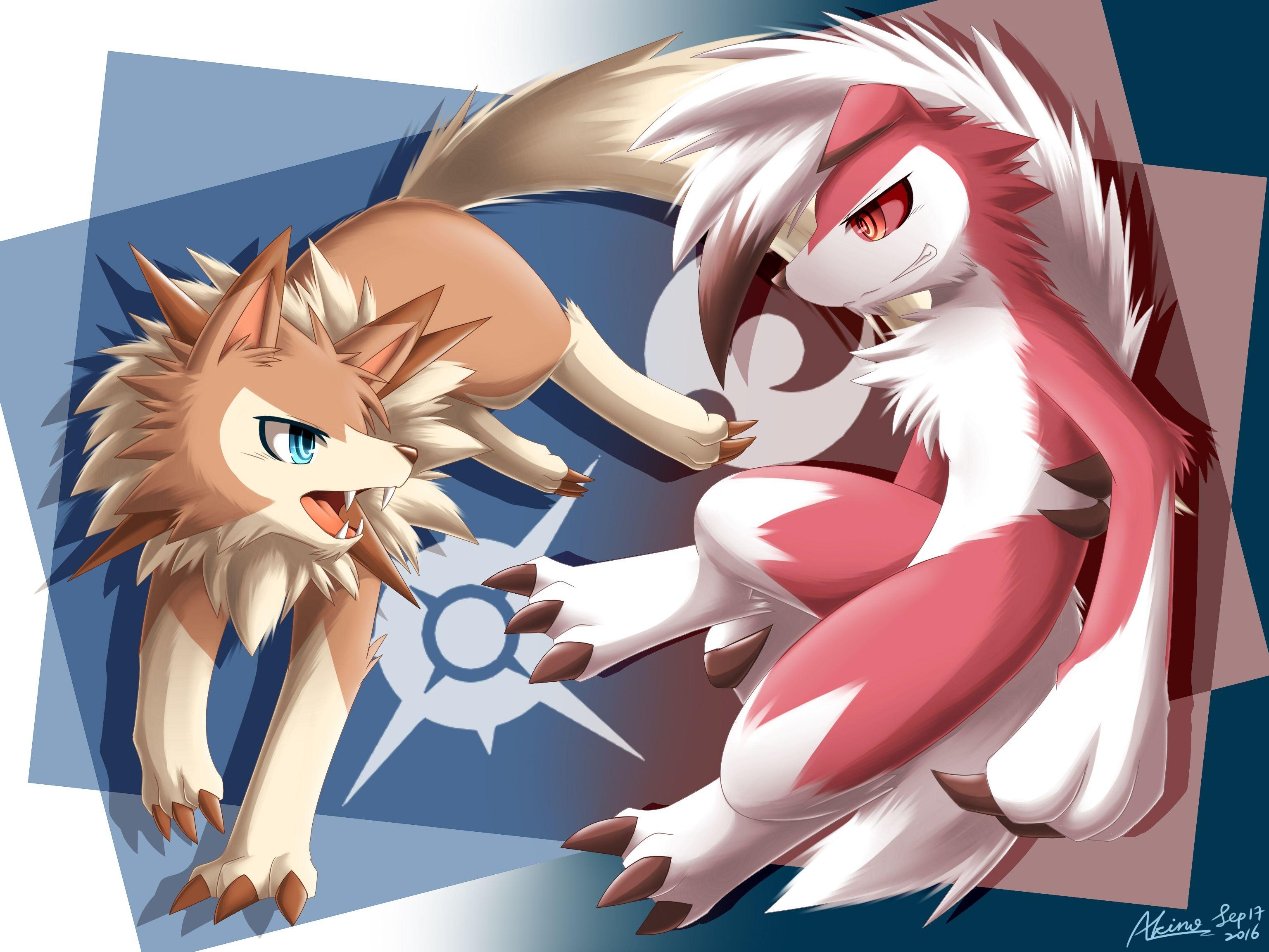 3080x2310 Lycanroc Midday and Midnight Form Full HD Wallpaper and Background, Desktop