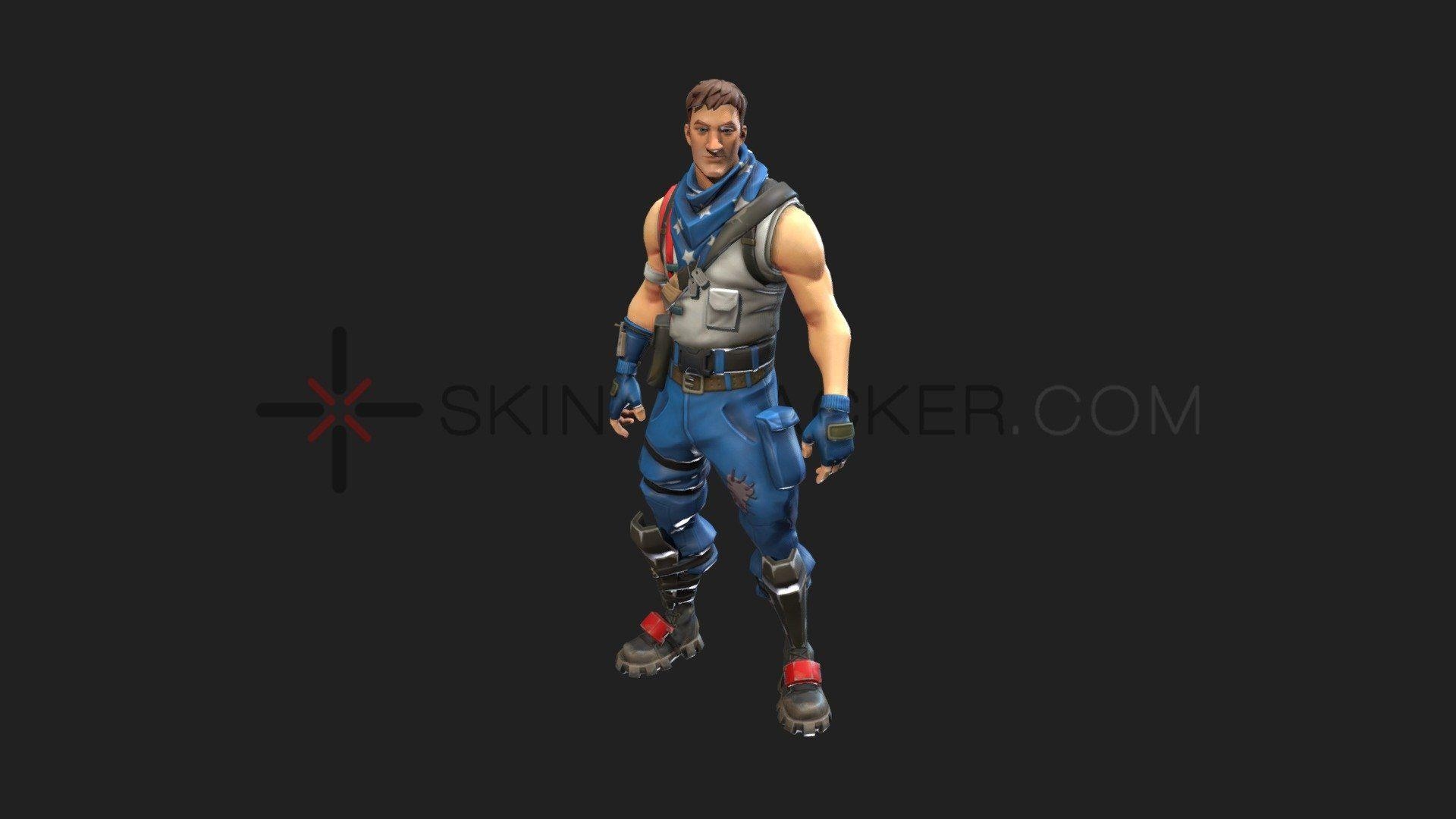 1920x1080 Fortnite Spangled Trooper Model By Skin Tracker, Desktop