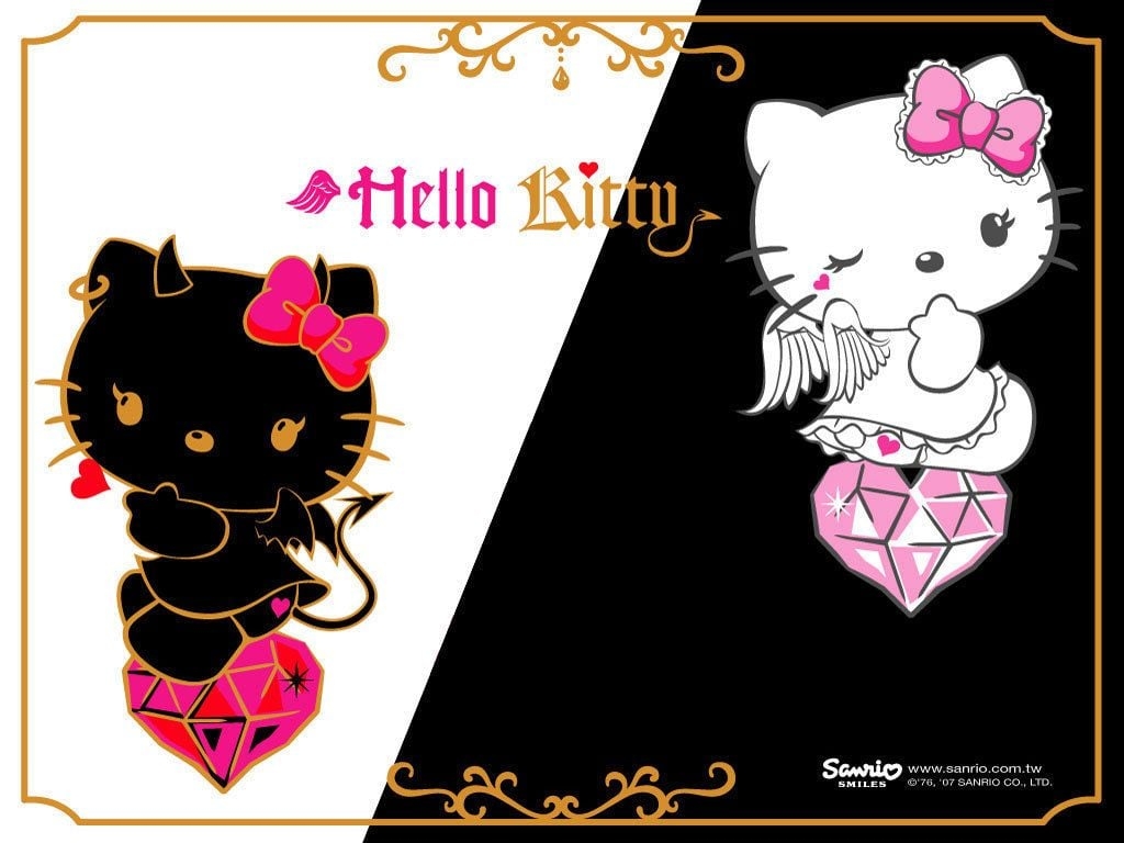 1030x770 Emo Hello Kitty Wallpaper Free Emo Hello Kitty Background, Desktop