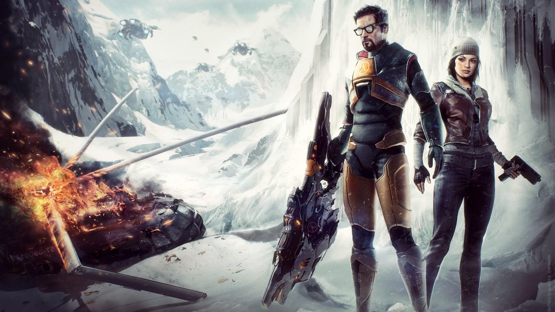 1920x1080 Alyx Vance, Gordon Freeman, Half Life HD Wallpaper, Desktop