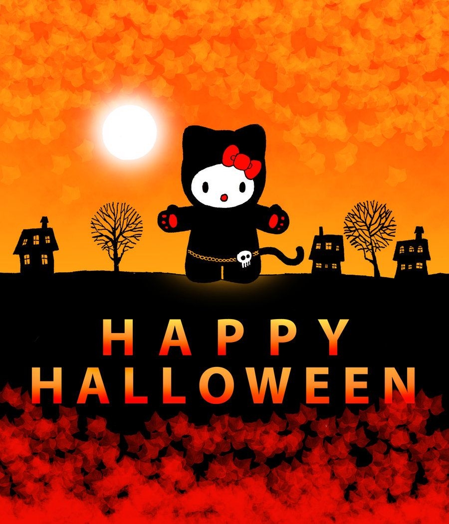 900x1060 Happy Halloween Hello Kitty Picture, Photo, and Image for Facebook, Tumblr, , and Twitter, Phone