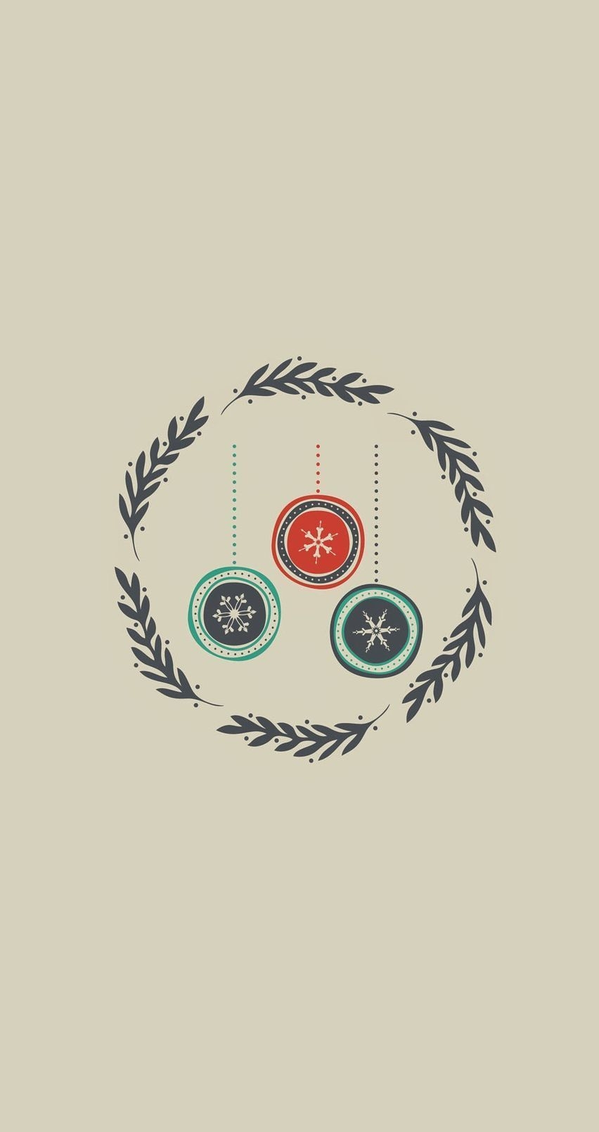 860x1610 Minimalist Christmas Wallpaper For iPhone, Phone