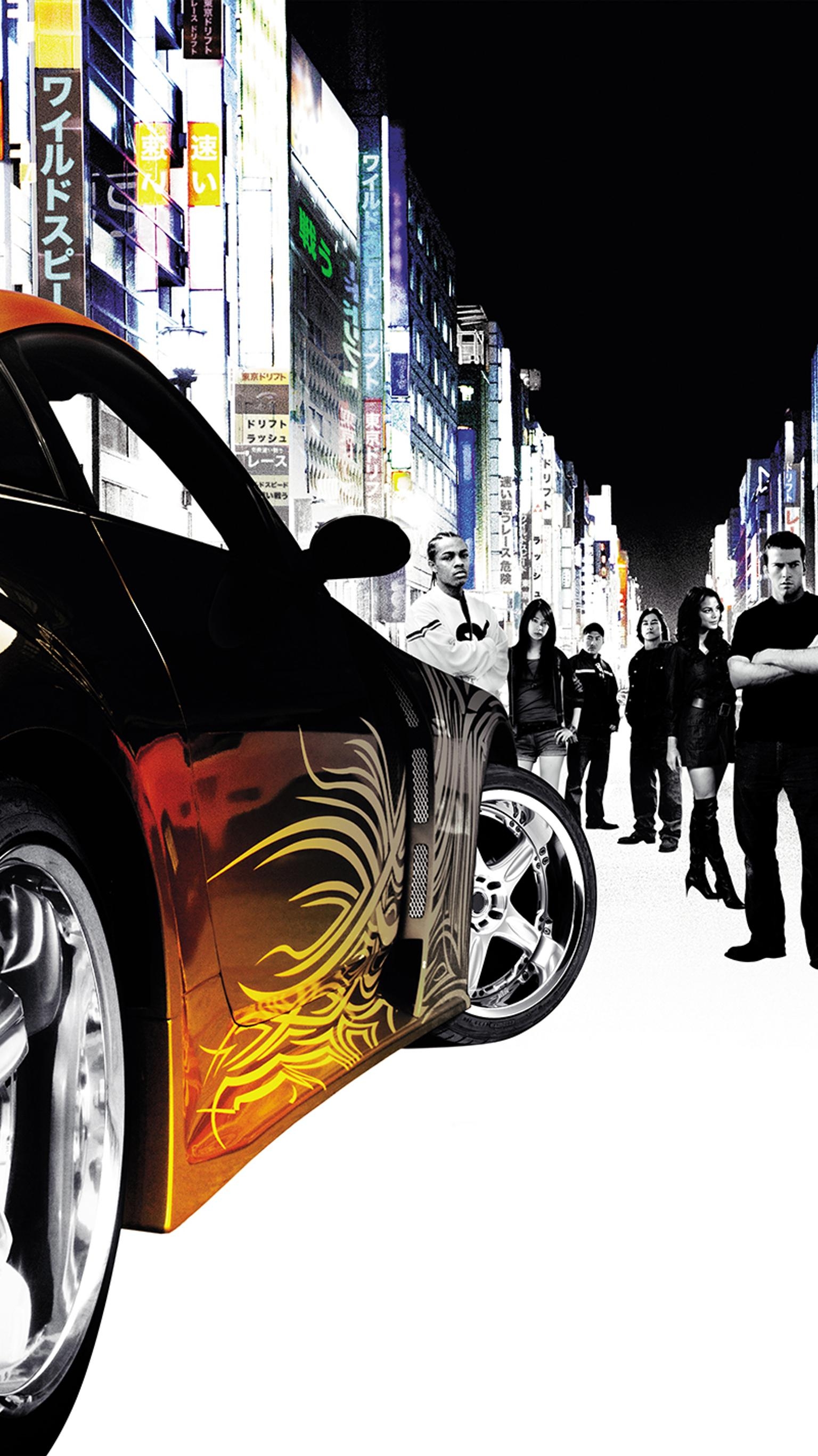 1540x2740 The Fast and the Furious: Tokyo Drift (2006) Phone Wallpaper, Phone