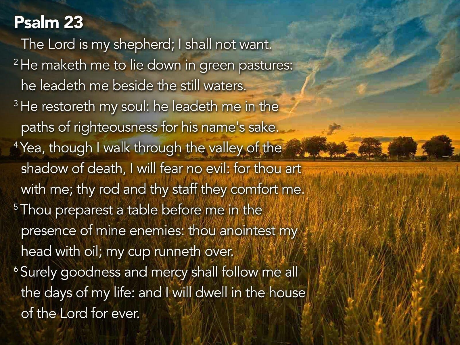 1600x1200 Psalm 23 4 Wallpaper, Desktop