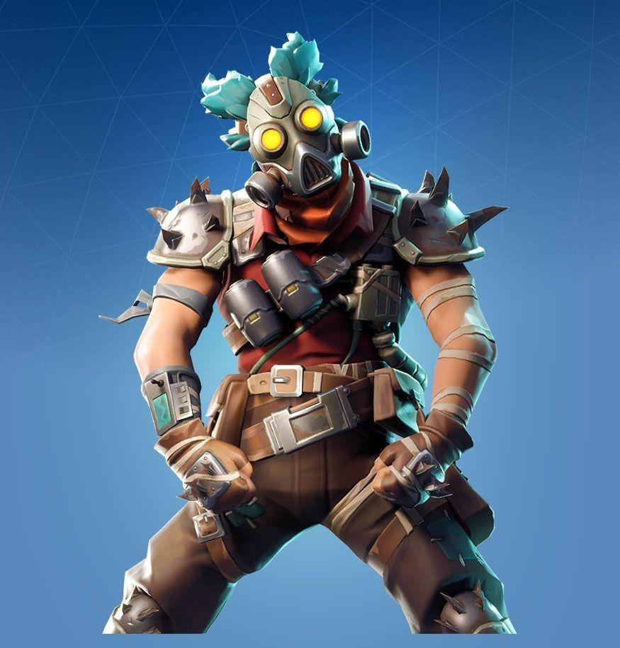 880x920 Ruckus is a Rare Fortnite Outfit from the Wasteland Warriors set, Phone