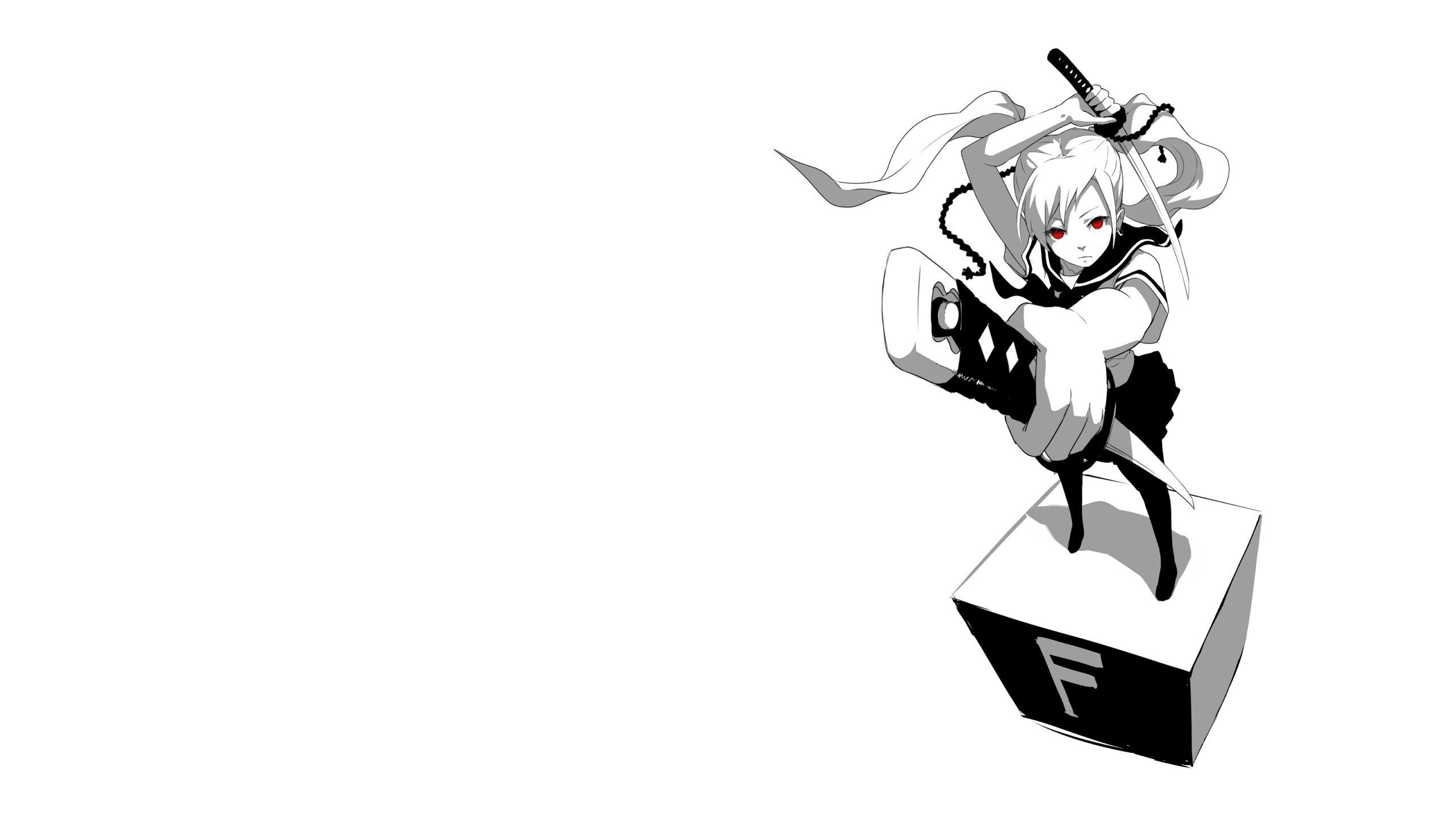 2560x1440 Black and White Anime Wallpaper Free Black and White Anime Background, Desktop