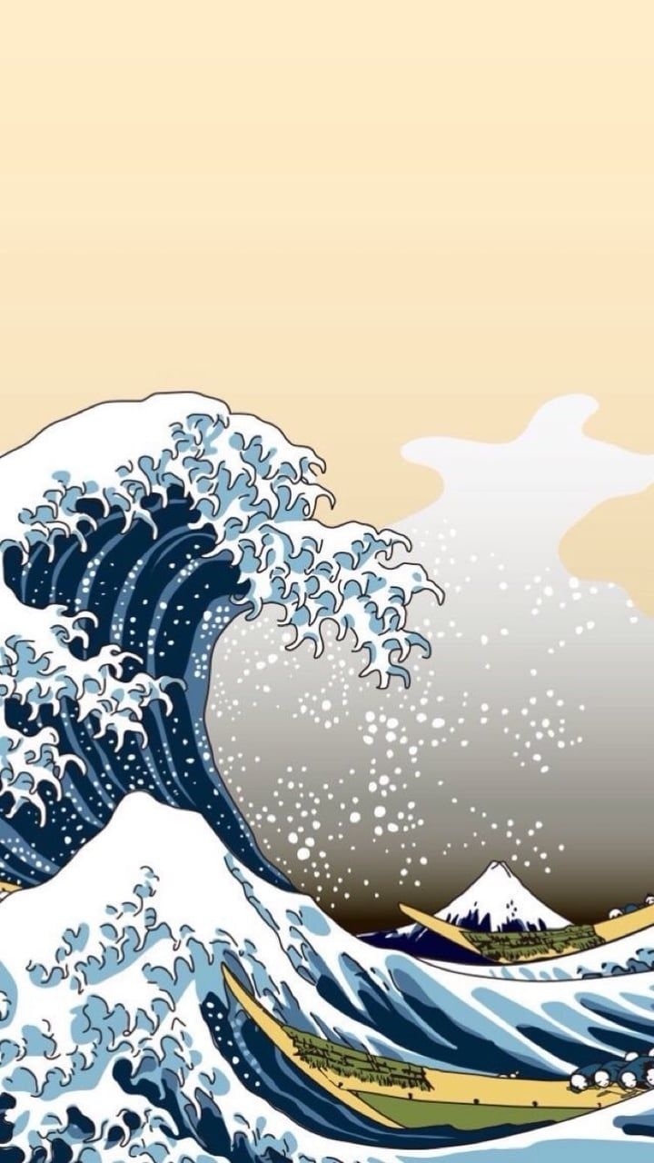 720x1280 Download Kanagawa Wave Wallpaper, HD Background Download, Phone