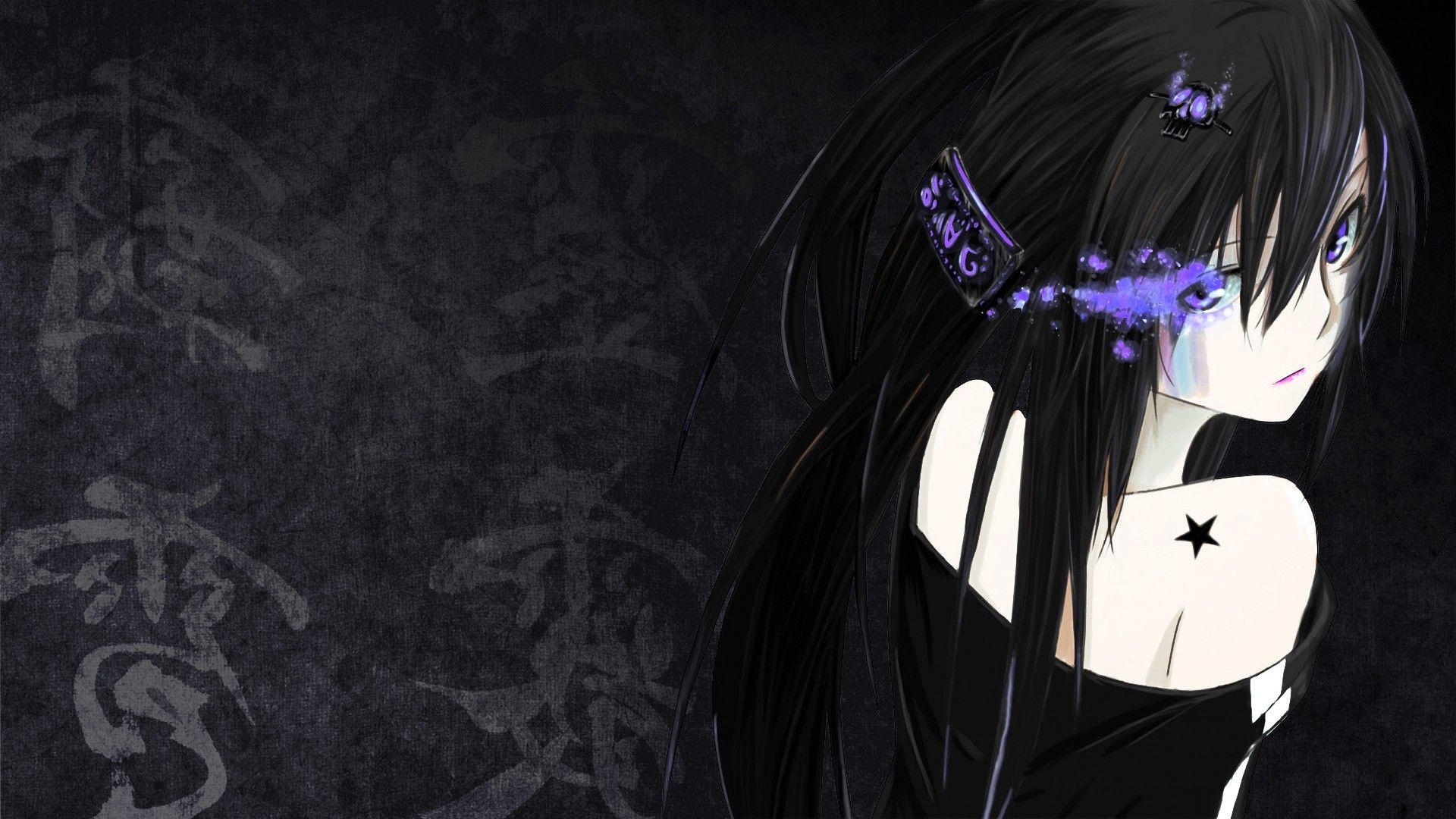 1920x1080 Black Violets Anime, Desktop