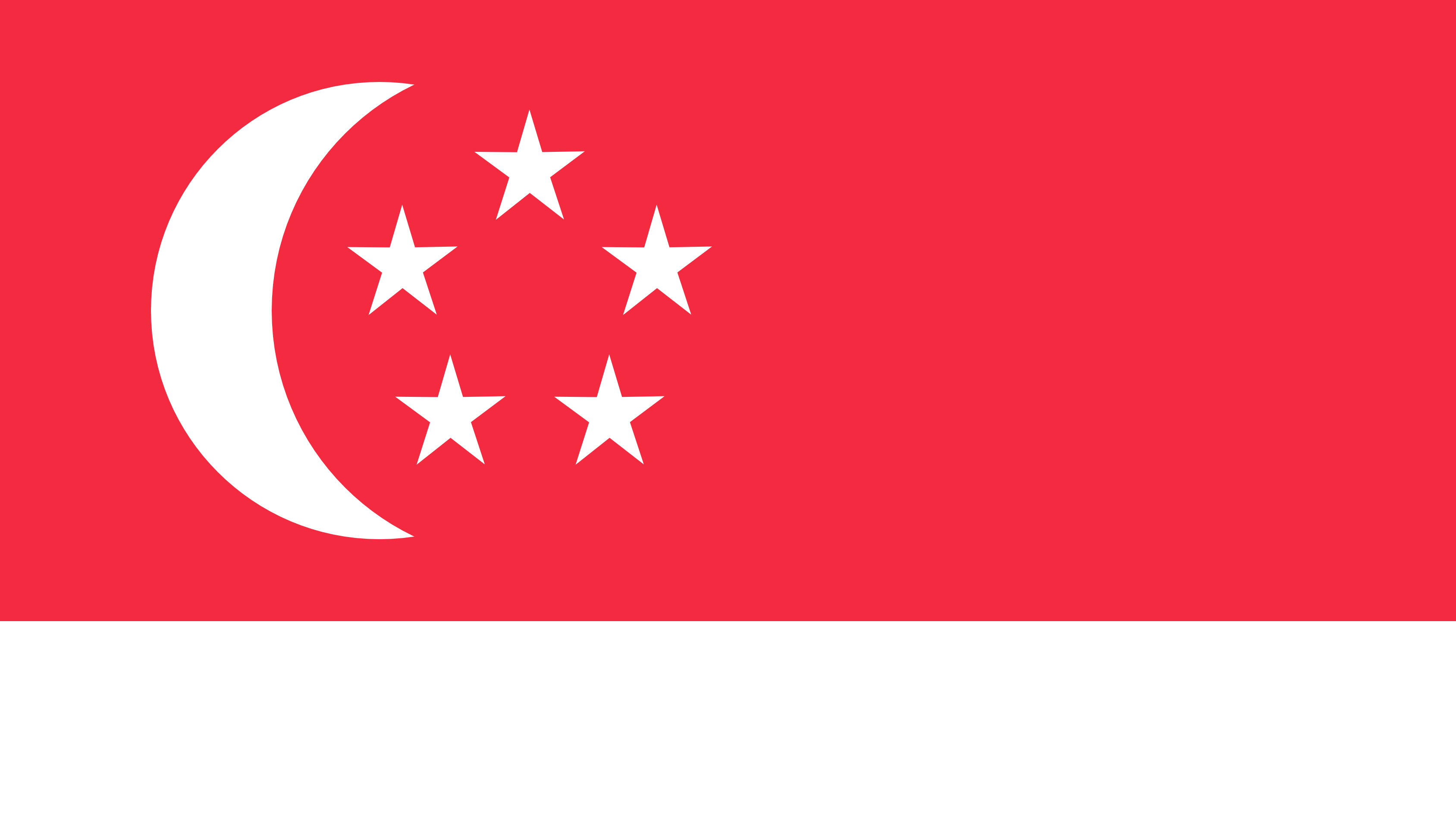 3380x1900 Singapore Flag, Desktop