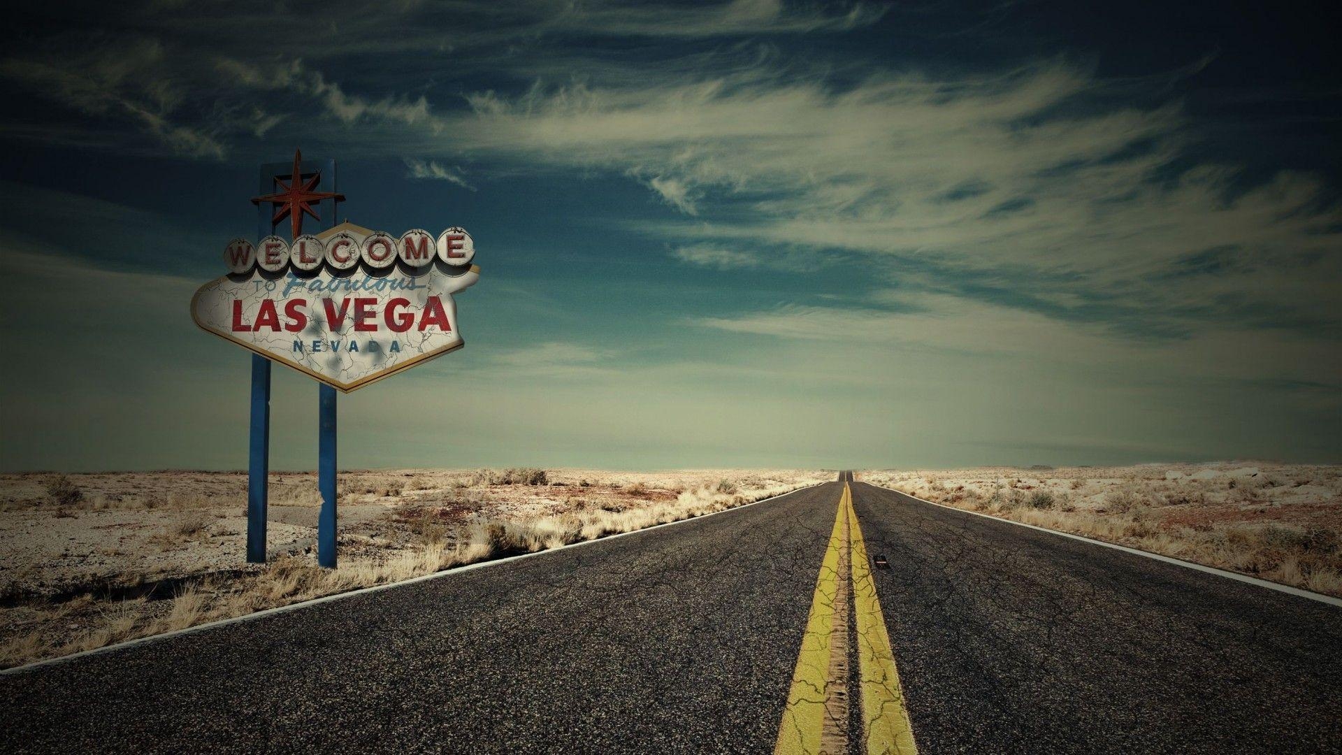 1920x1080 Road To Las Vegas Nevada Hd Wallpaper Download From Road Wallpaper, Desktop