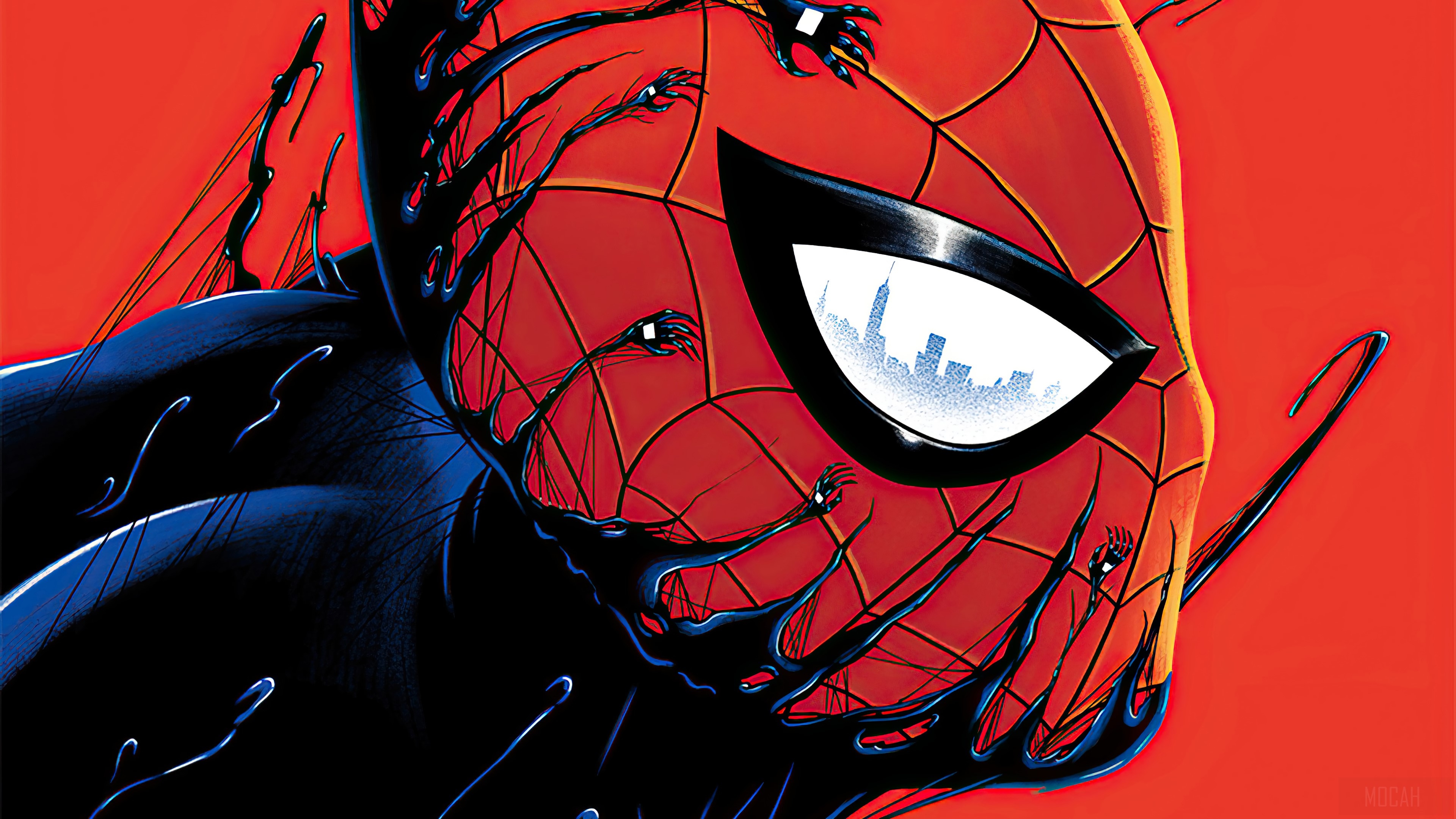 3840x2160 Spider Man, Marvel Comics, Superhero, Comics, Comic, Superheroes, Venom, Symbiote, Art 4k Wallpaper. Mocah HD Wallpaper, Desktop
