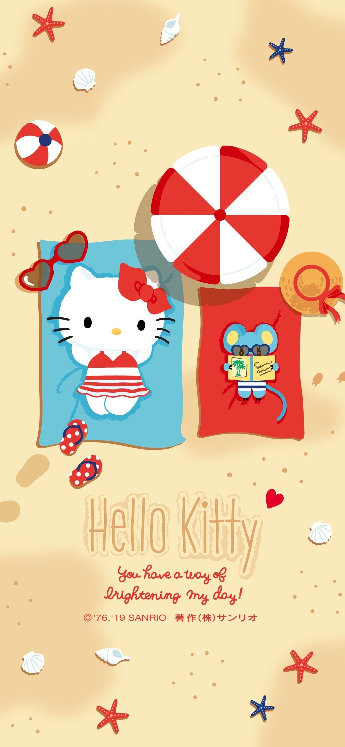 1130x2440 Wallpaper. Hello kitty background, Phone