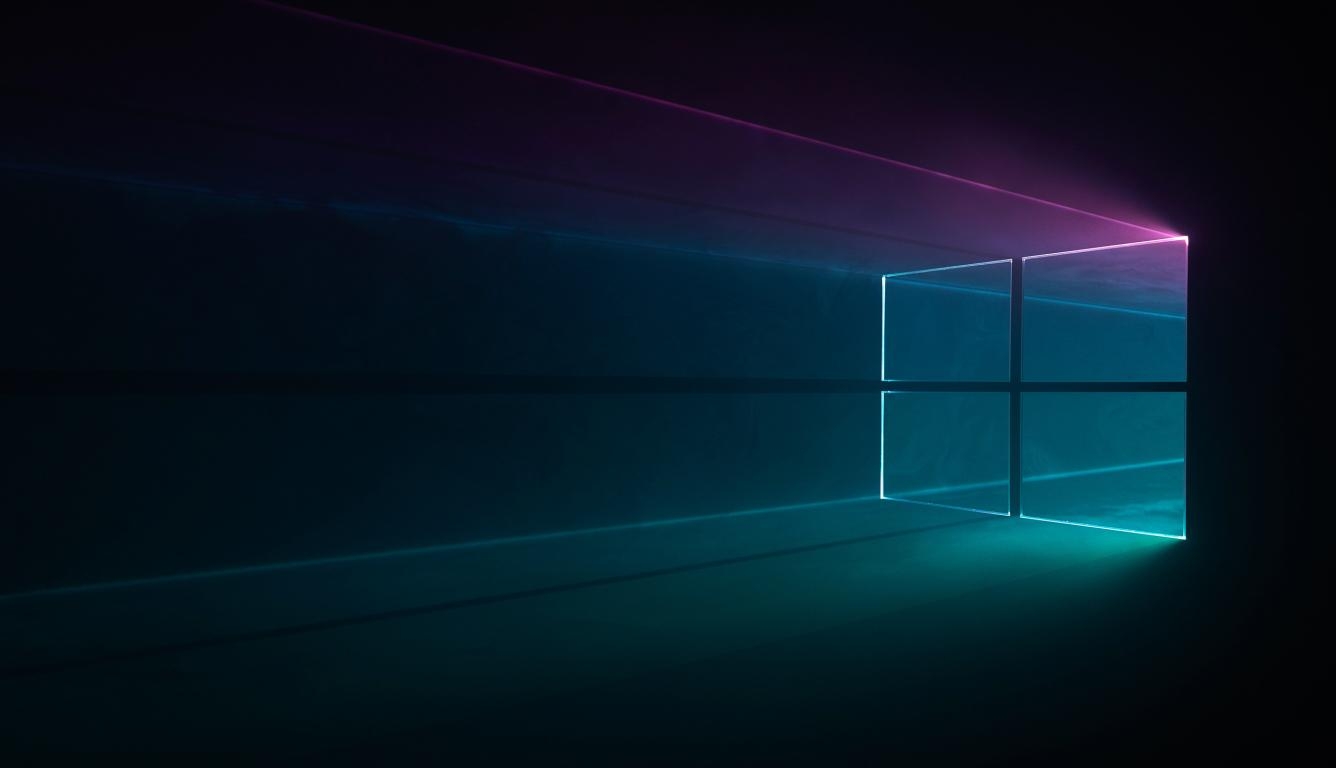 1340x770 Windows 10 Dark HD Laptop Wallpaper, HD Hi Tech 4K, Desktop