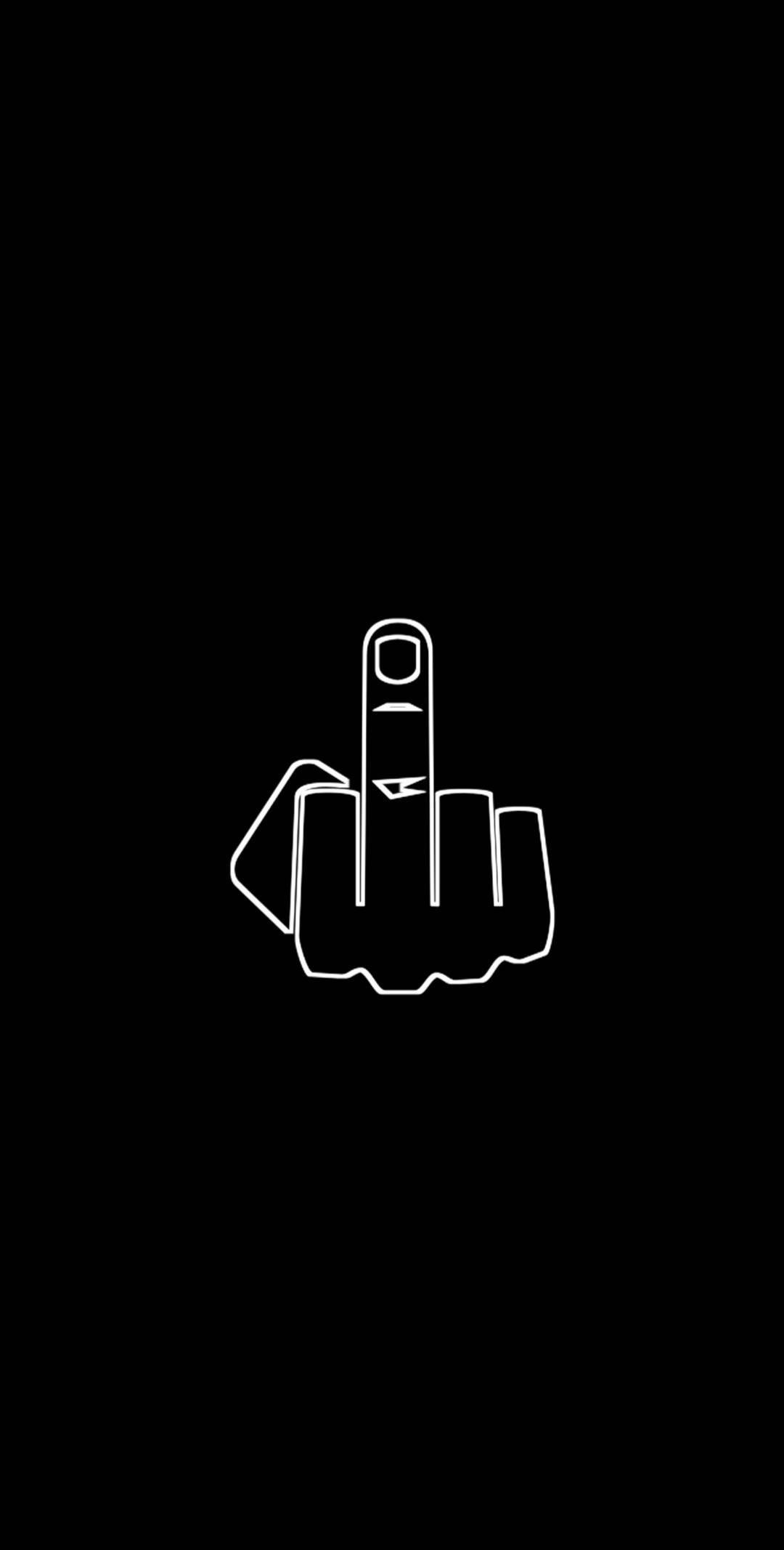 1080x2140 Middle finger Wallpaper Download, Phone