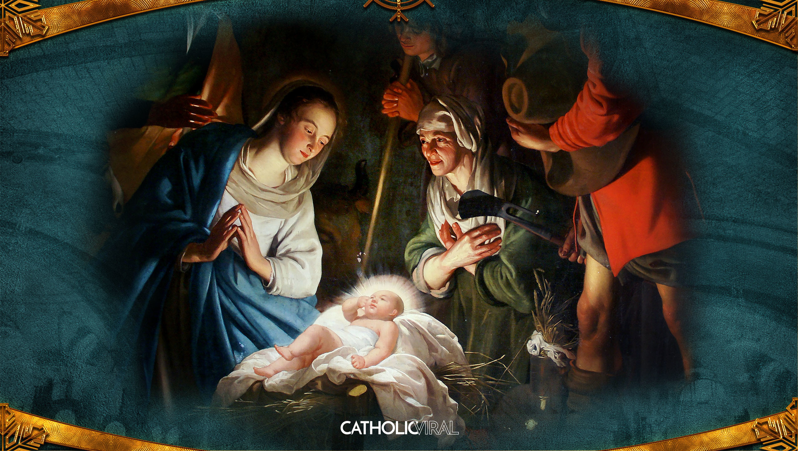 2550x1440 Holy Family Wallpaper, Desktop