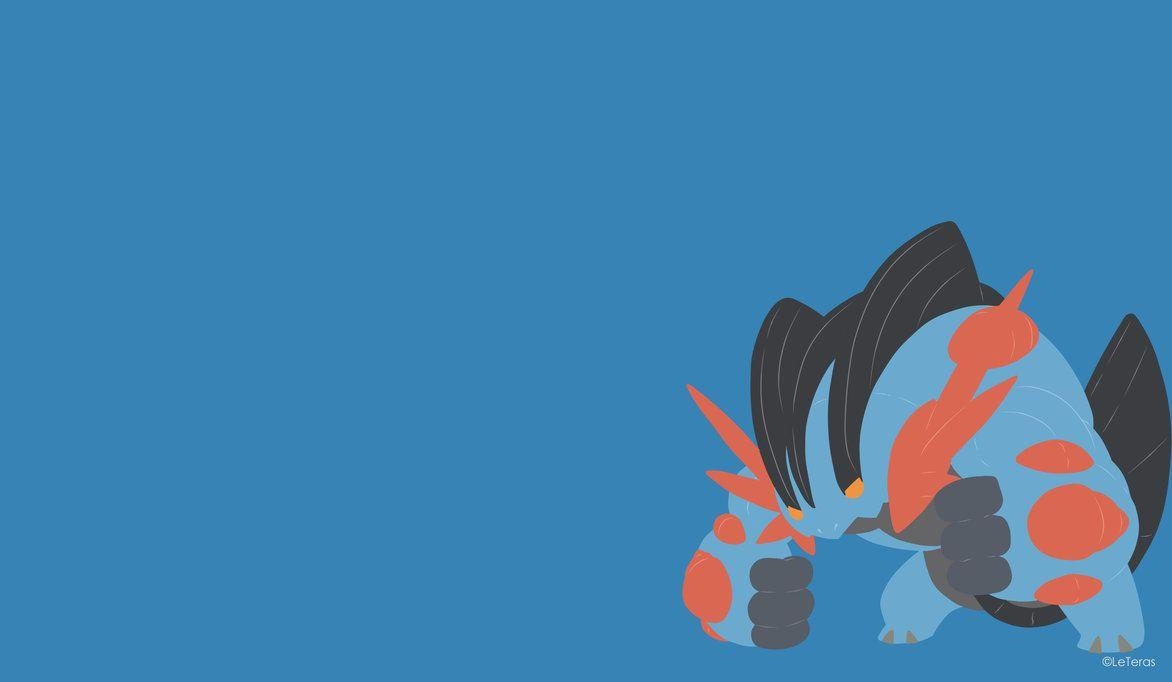 1180x690 Mega Swampert Minimalist, Desktop