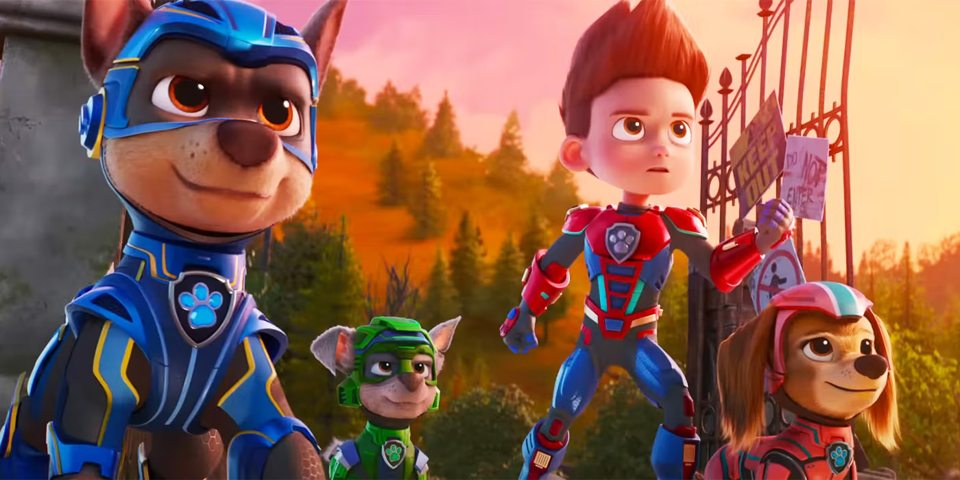 1400x700 NickALive!: New 'PAW Patrol: The Mighty Movie' Poster Unveiled, Dual Screen