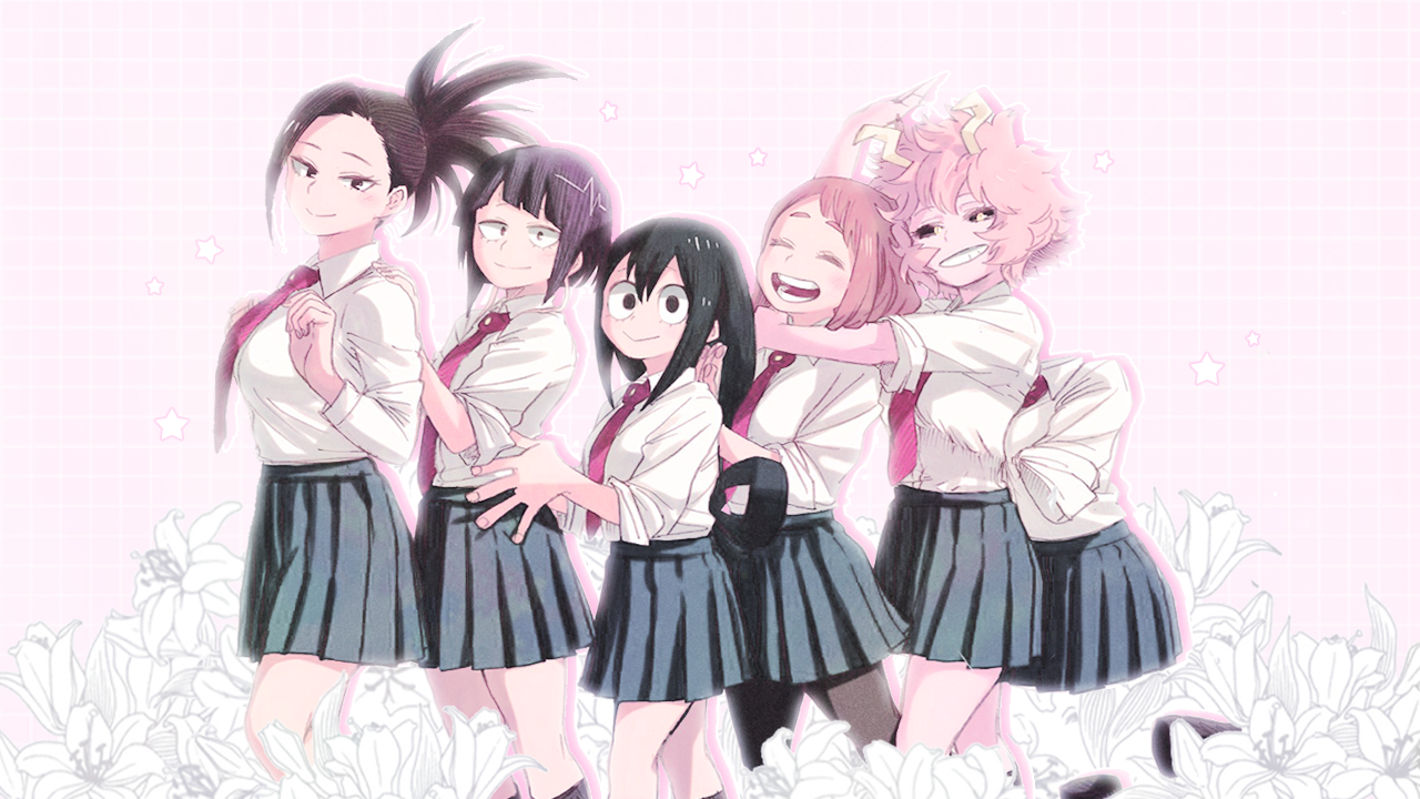 1280x720 Girls of Class 1A: Rosy Aesthetic Desktop Wallpaper: TheTempleOfOchako, Desktop