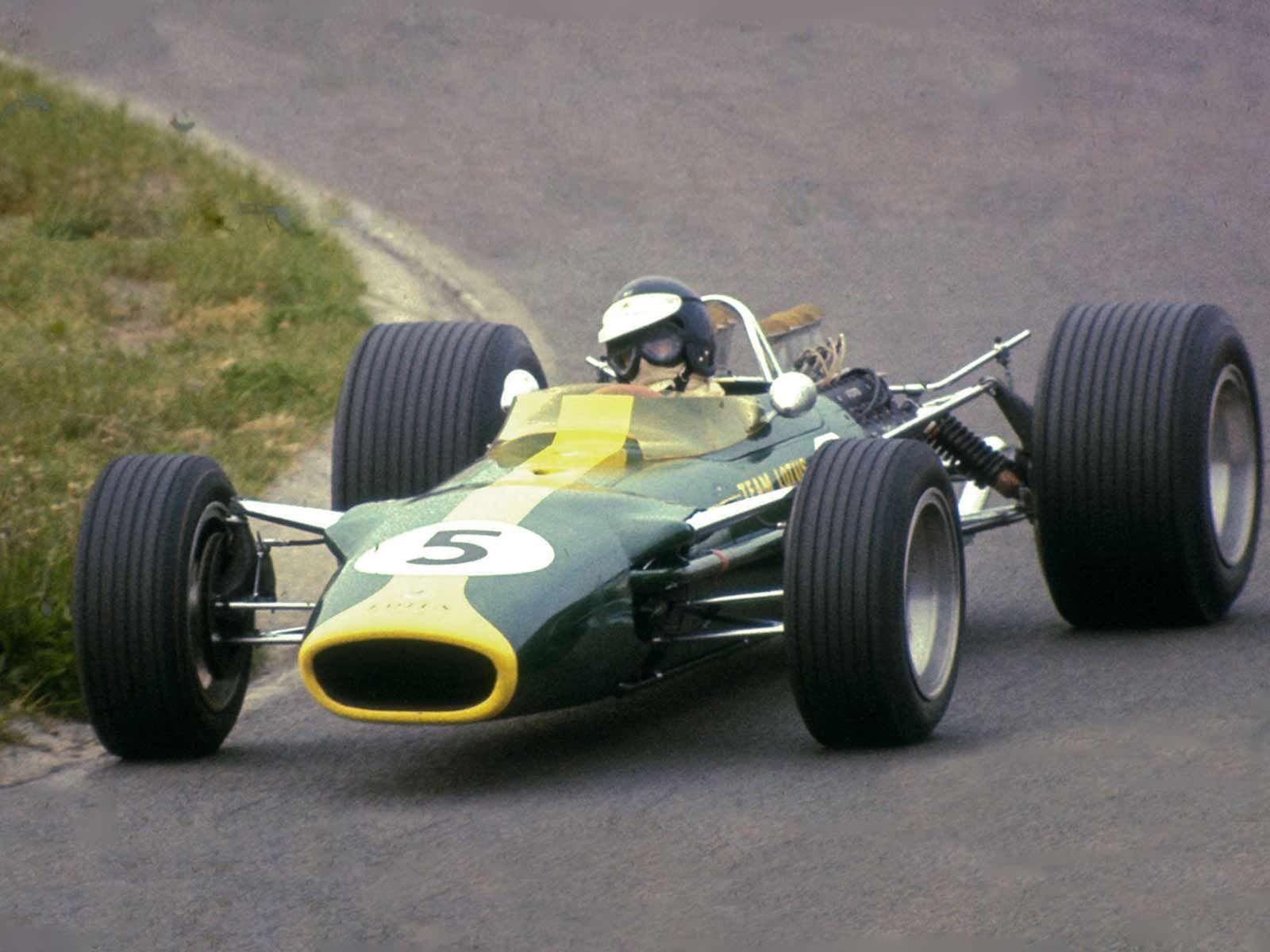 1600x1200 GP Holandii (Jim Clark) Lotus 49 Formuła 1 (color, Desktop