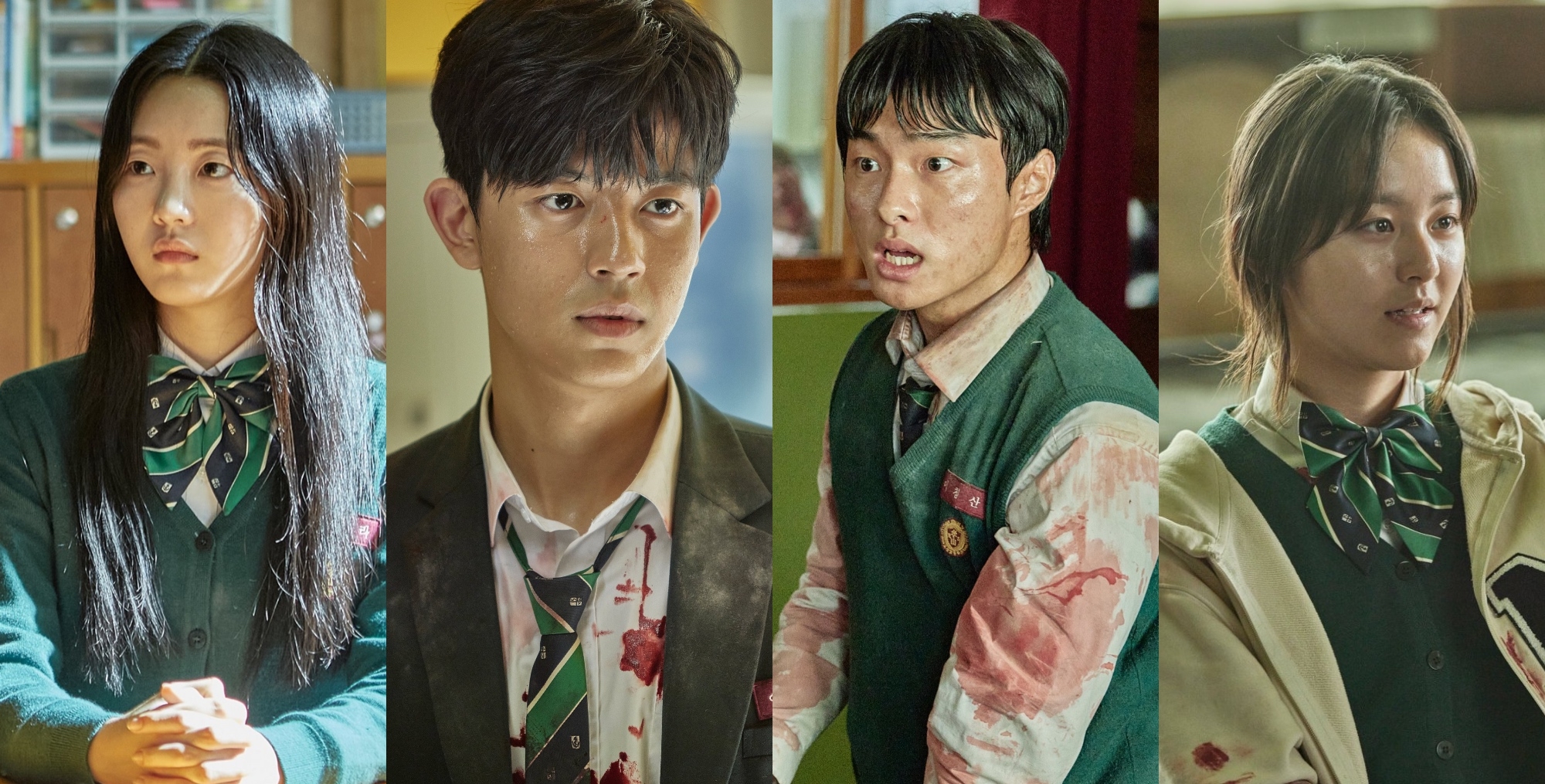 2000x1020 All Of Us Are Dead': Meet The Rising Young Cast Of Actors In The Netflix Zombie K Drama, Desktop