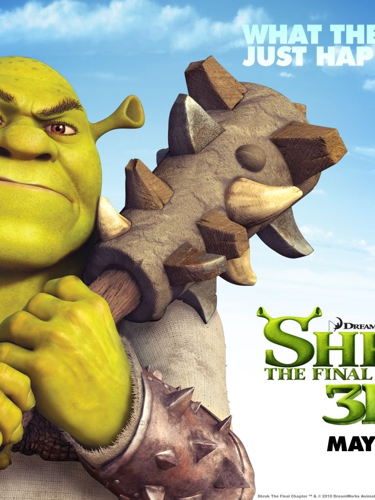 770x1030 Free download wallpaper number 3 1280 x 1024 pixels from Shrek 4, Phone