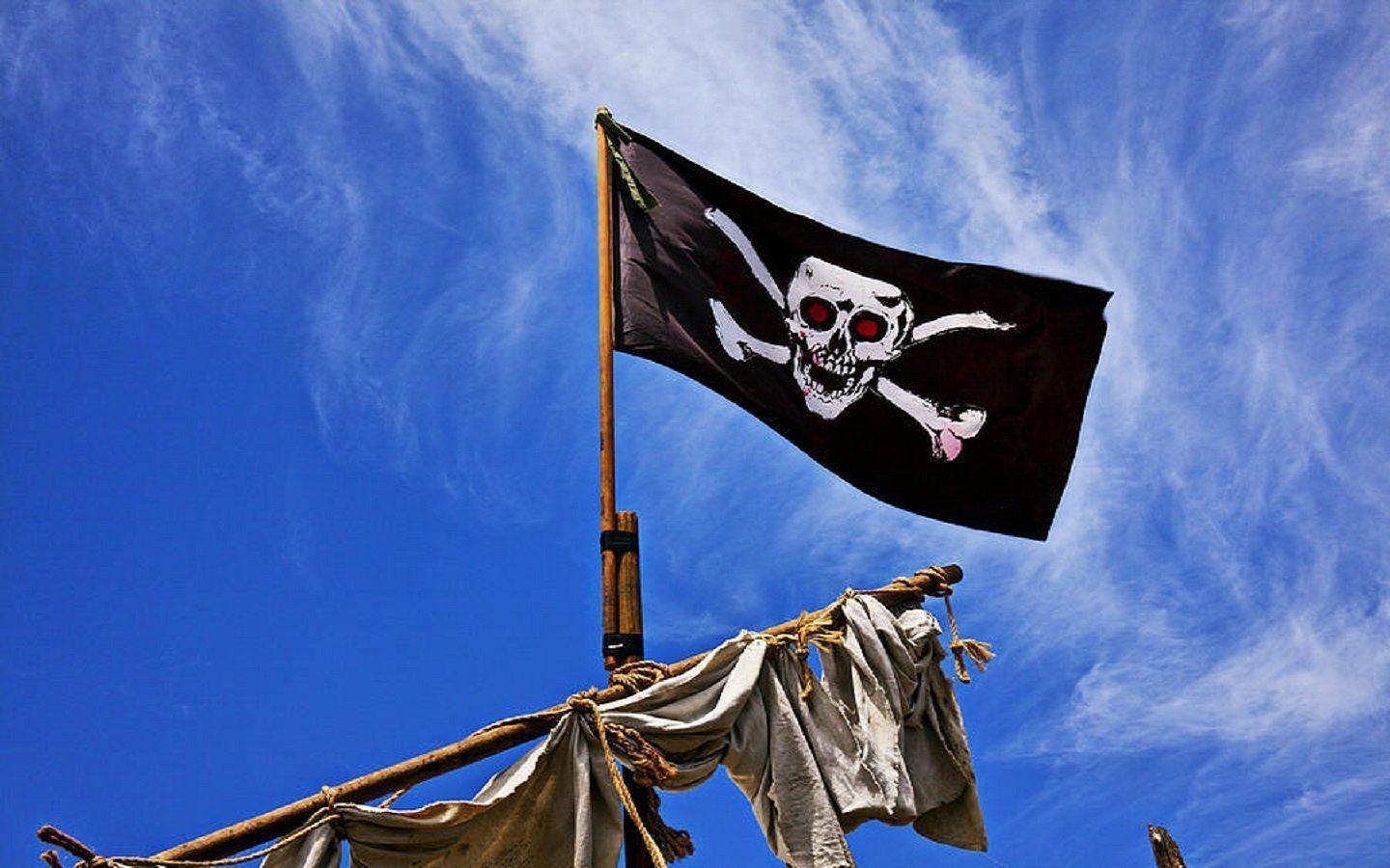 1440x900 Pirate Ship Flag wallpaperx900, Desktop