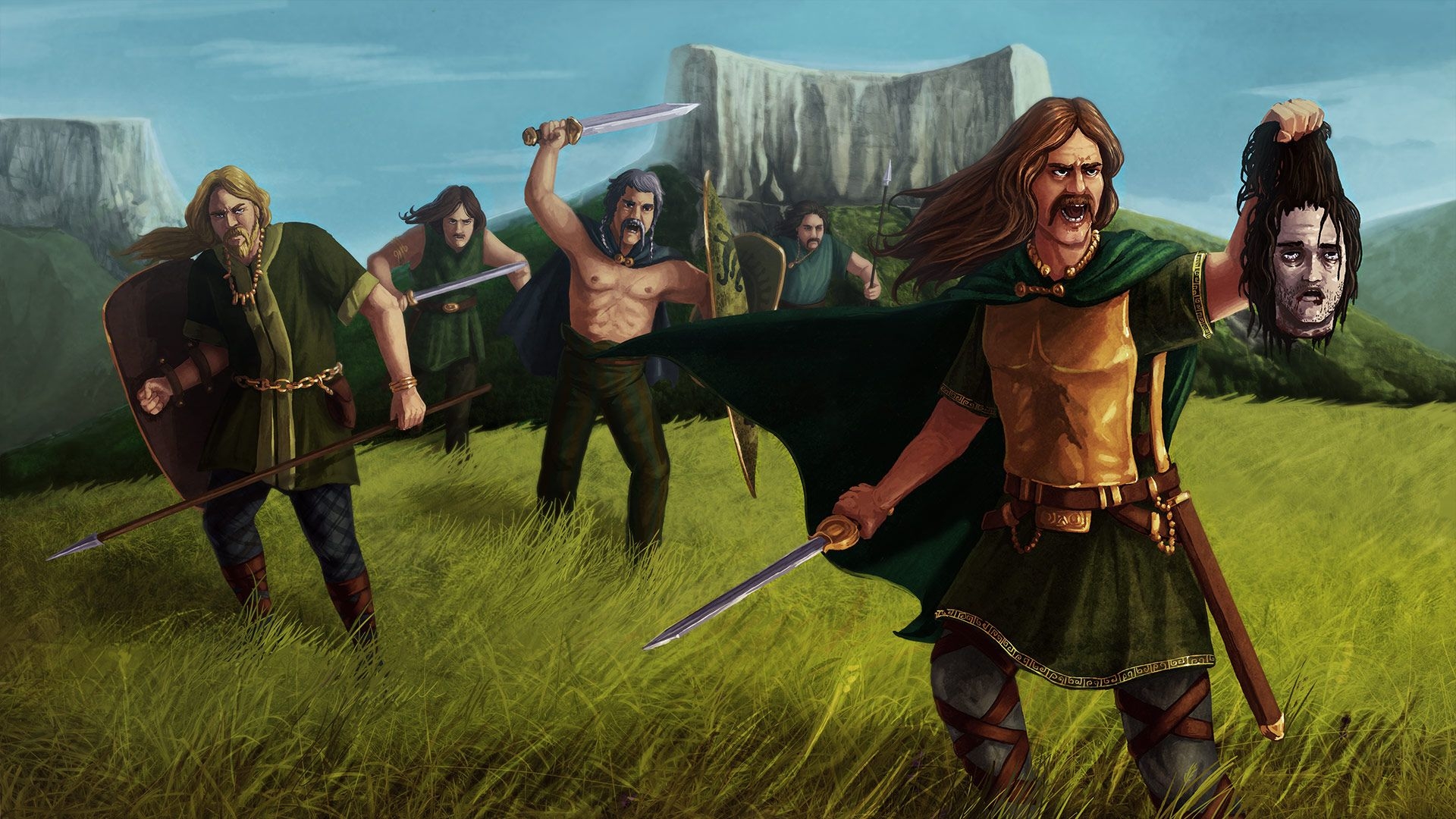 1920x1080 Gaullic warriors. Celtic warriors, Gaul warrior, Ancient celts, Desktop