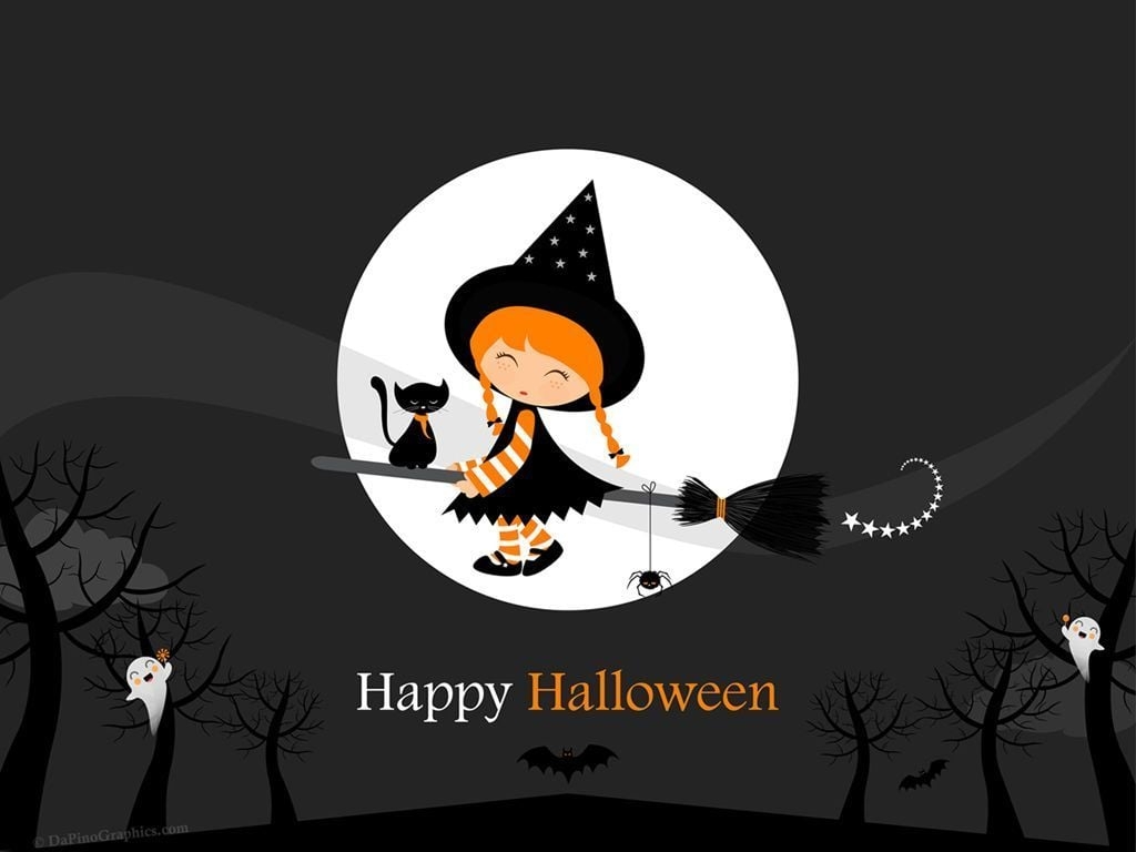 1030x770 Cute Happy Halloween Witches Wallpaper Free Cute Happy Halloween Witches Background, Desktop