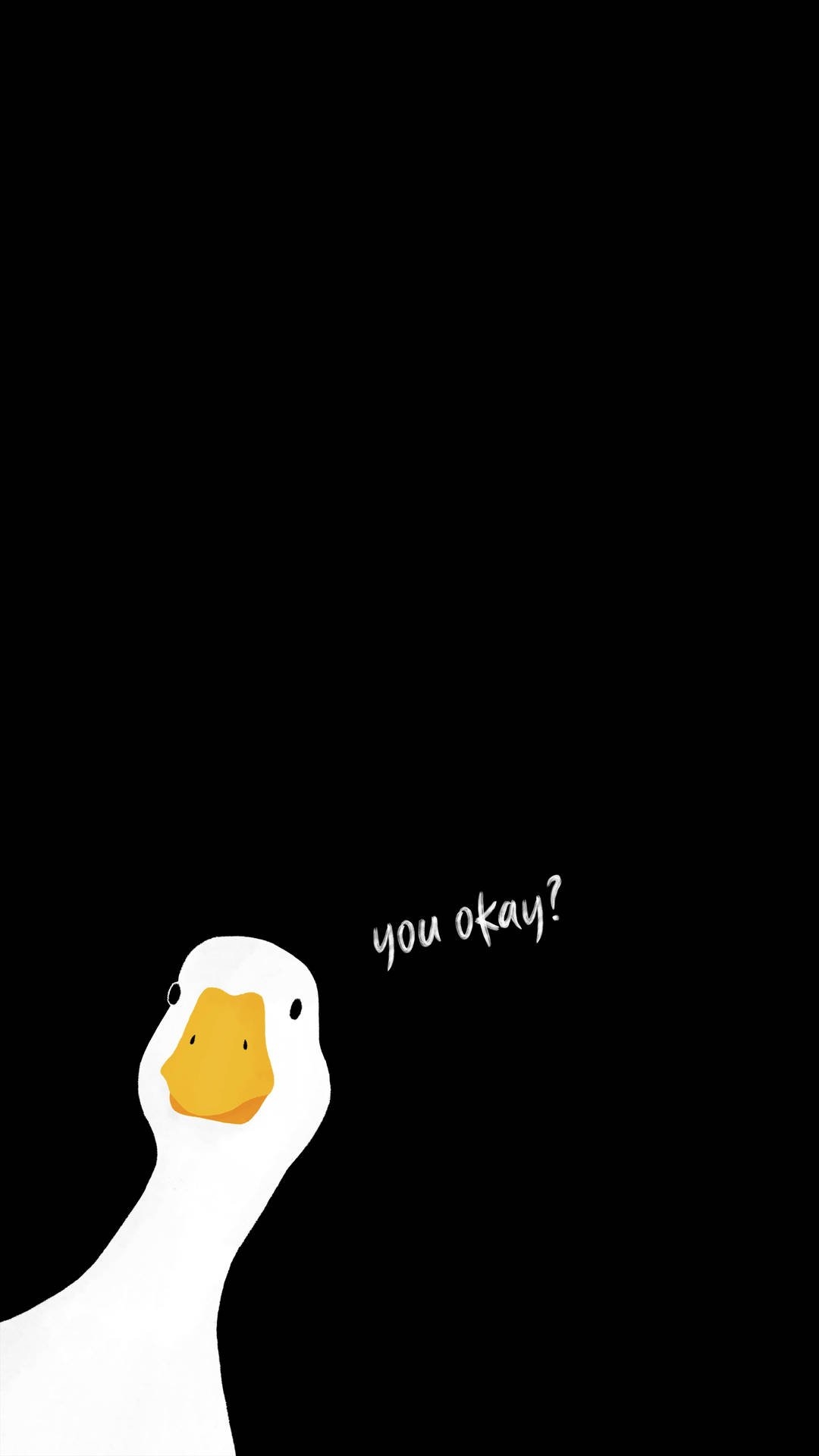 1080x1920 Download Cute White Duck Android Phone Wallpaper, Phone