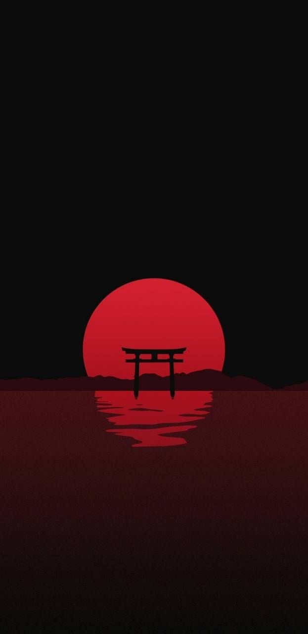 630x1280 Download Red Japan wallpaper by SebiAdv now. Browse millions of popular black Wallpaper and R. Glitch wallpaper, Wallpaper, Black wallpaper, Phone