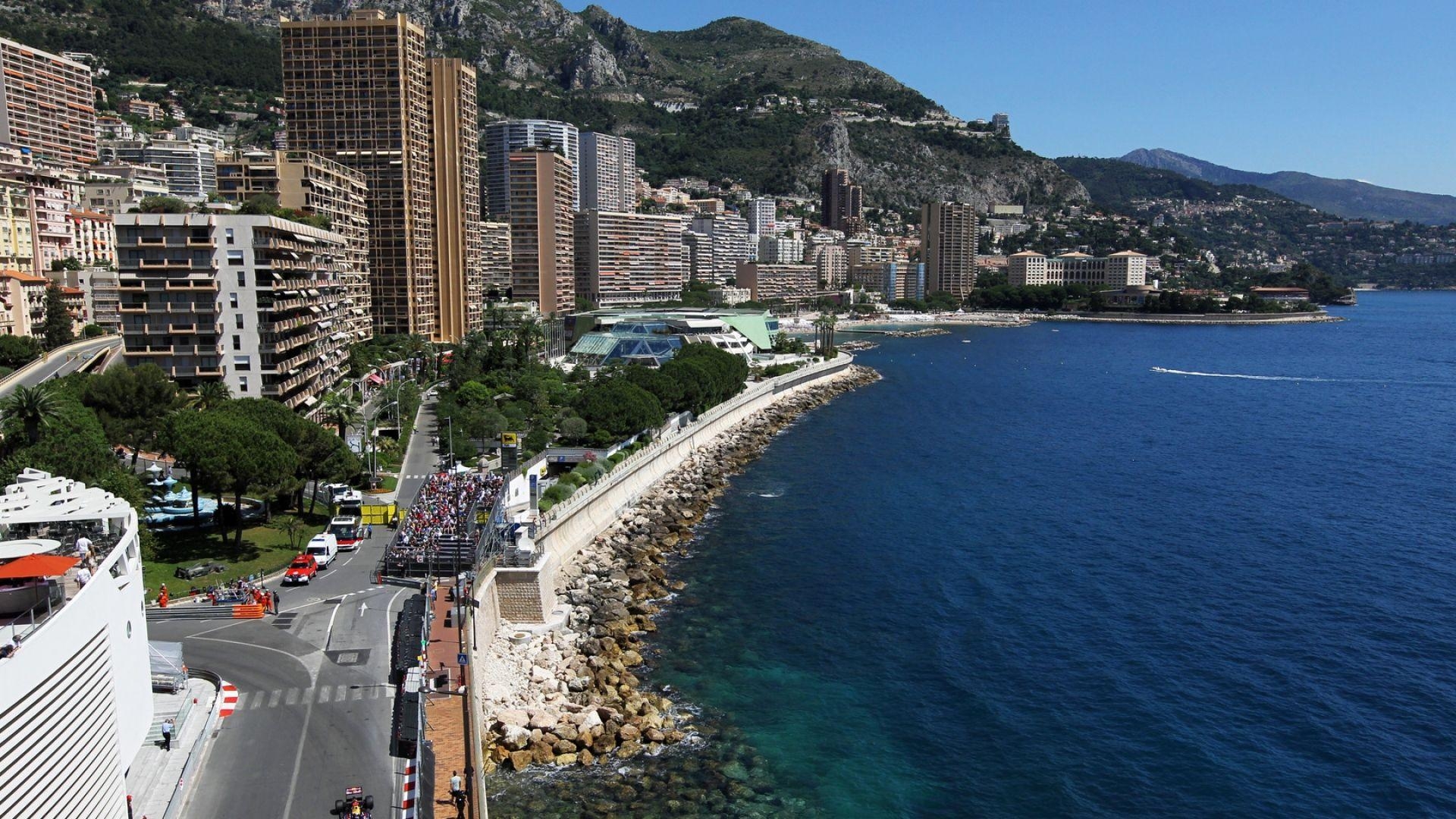 1920x1080 Download Wallpaper  monaco, sea, buildings, coast Full HD, Desktop