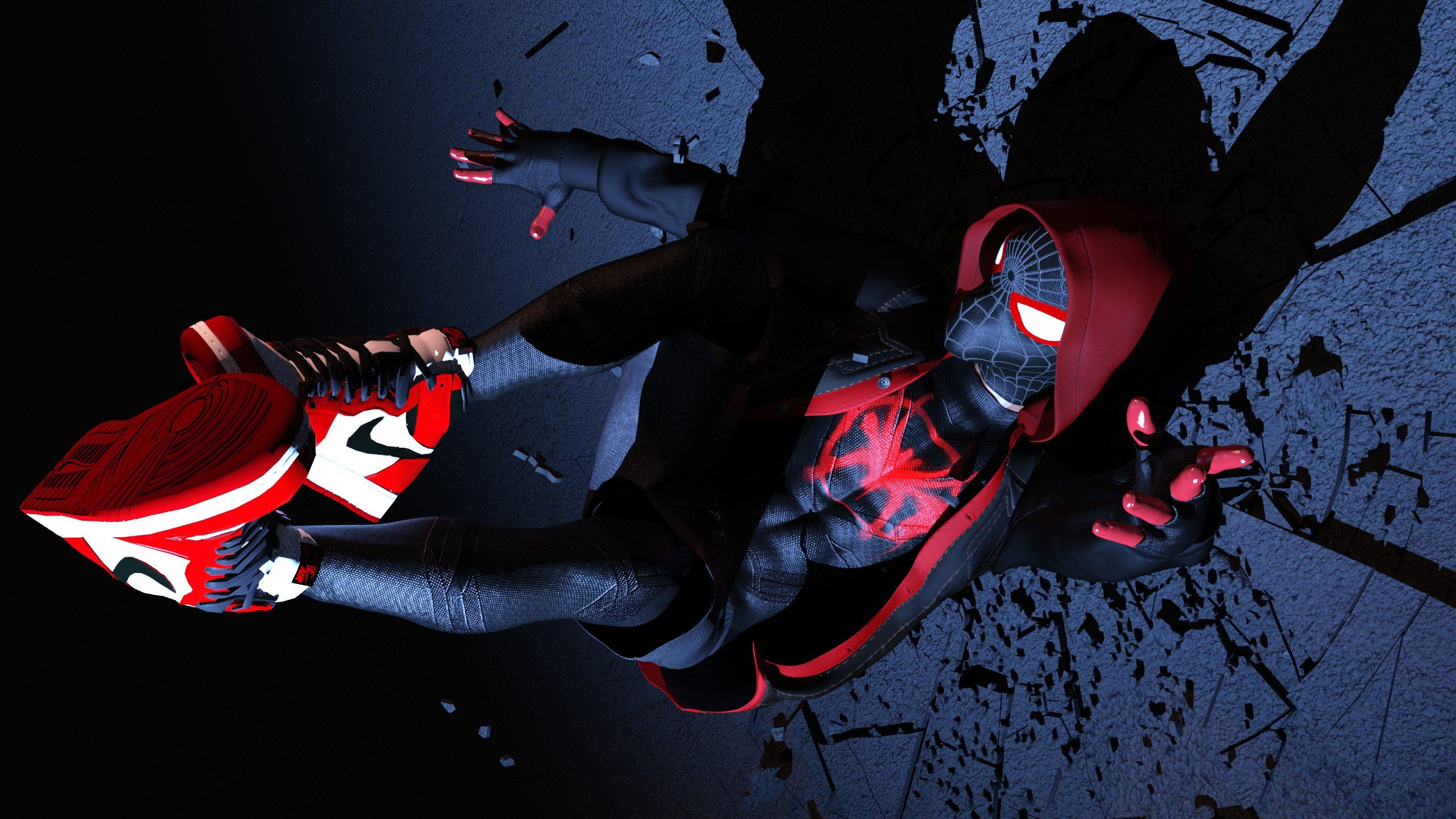 3840x2160 Cool Miles Morales Spiderman Wallpaper, Desktop