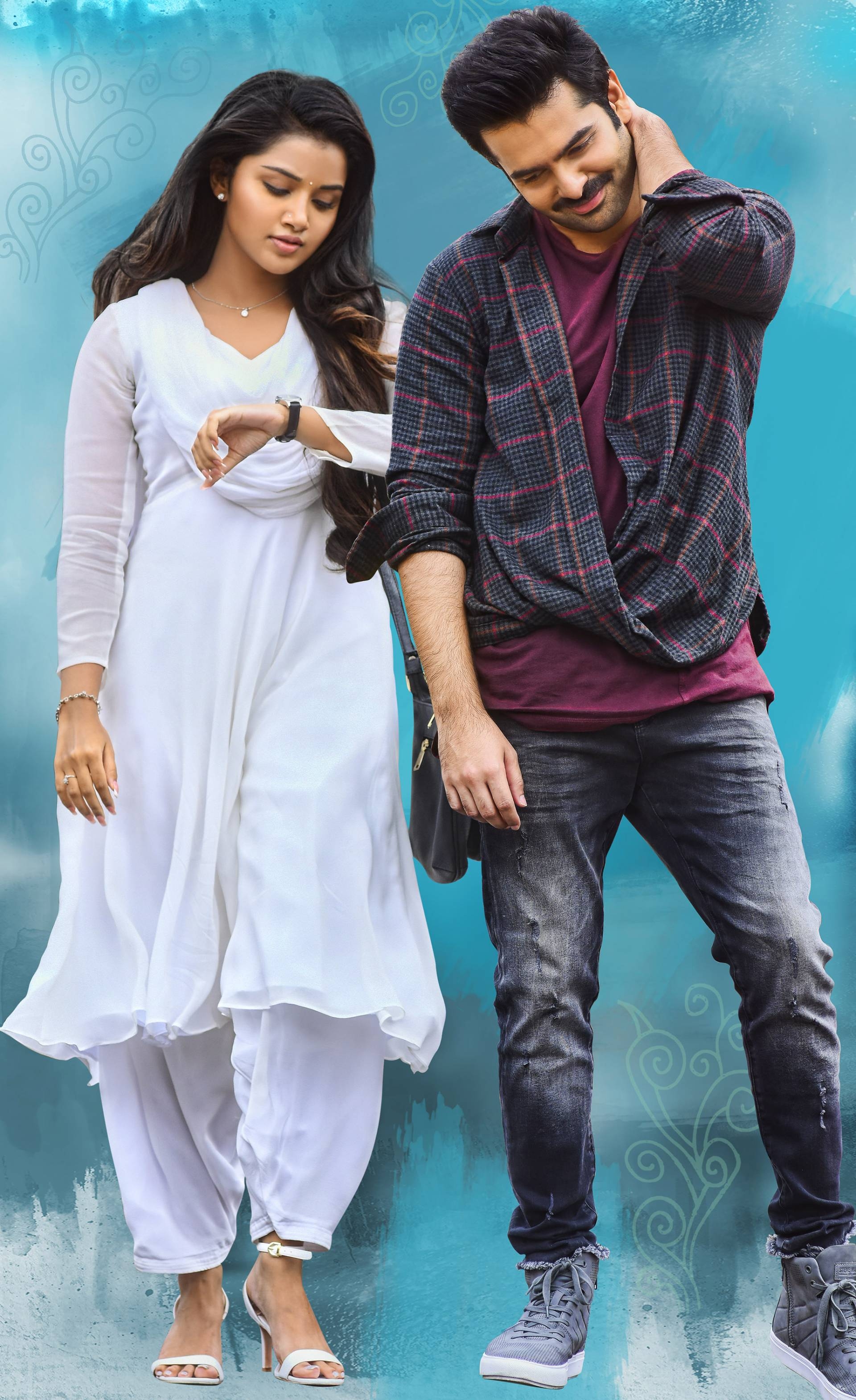 1920x3150 Latest Stills: Hello Guru Prema KosameRam Pothineni, Anupama, Phone