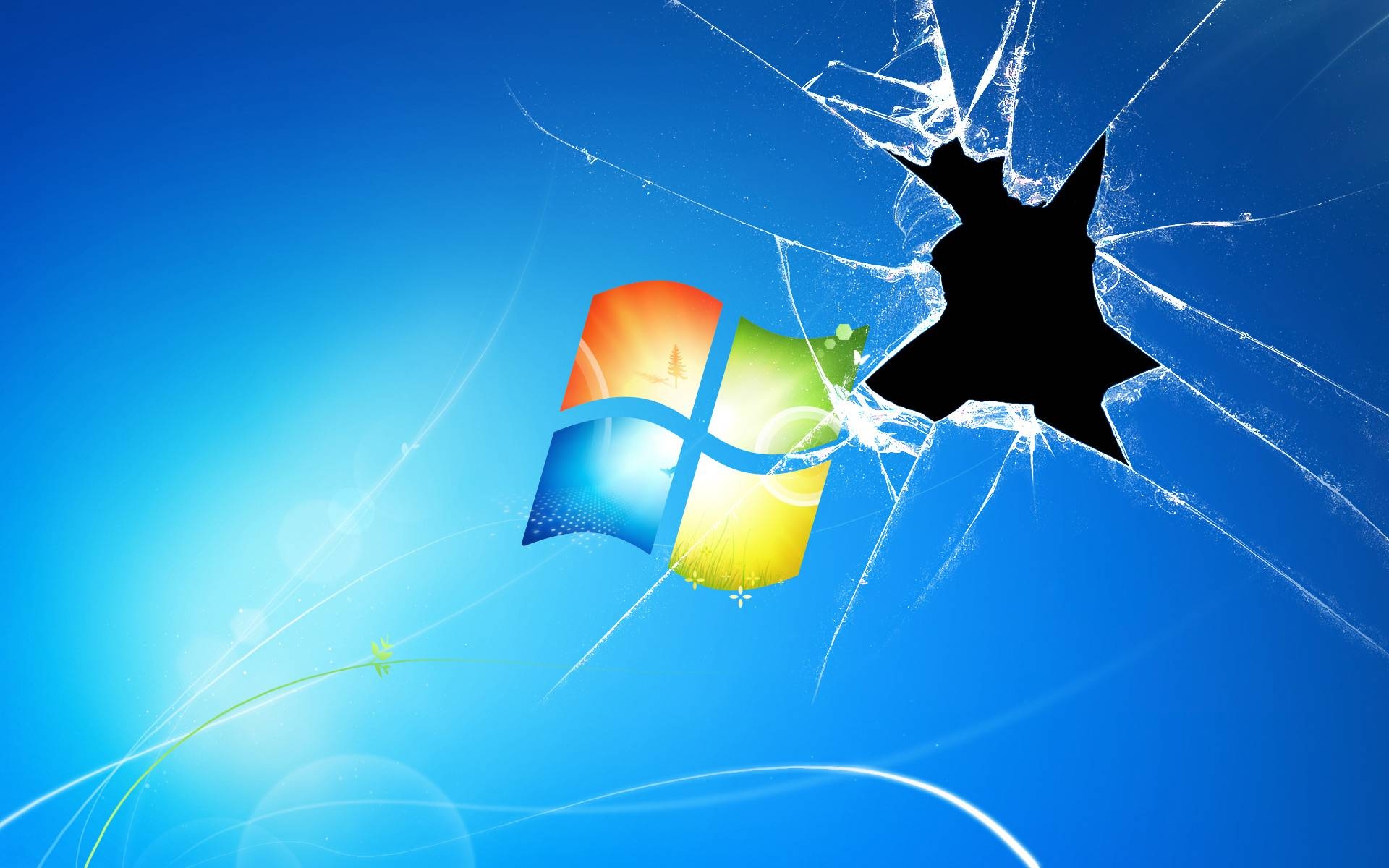 1920x1200 Cracked Screen Windows Exclusive HD Wallpaper, Desktop