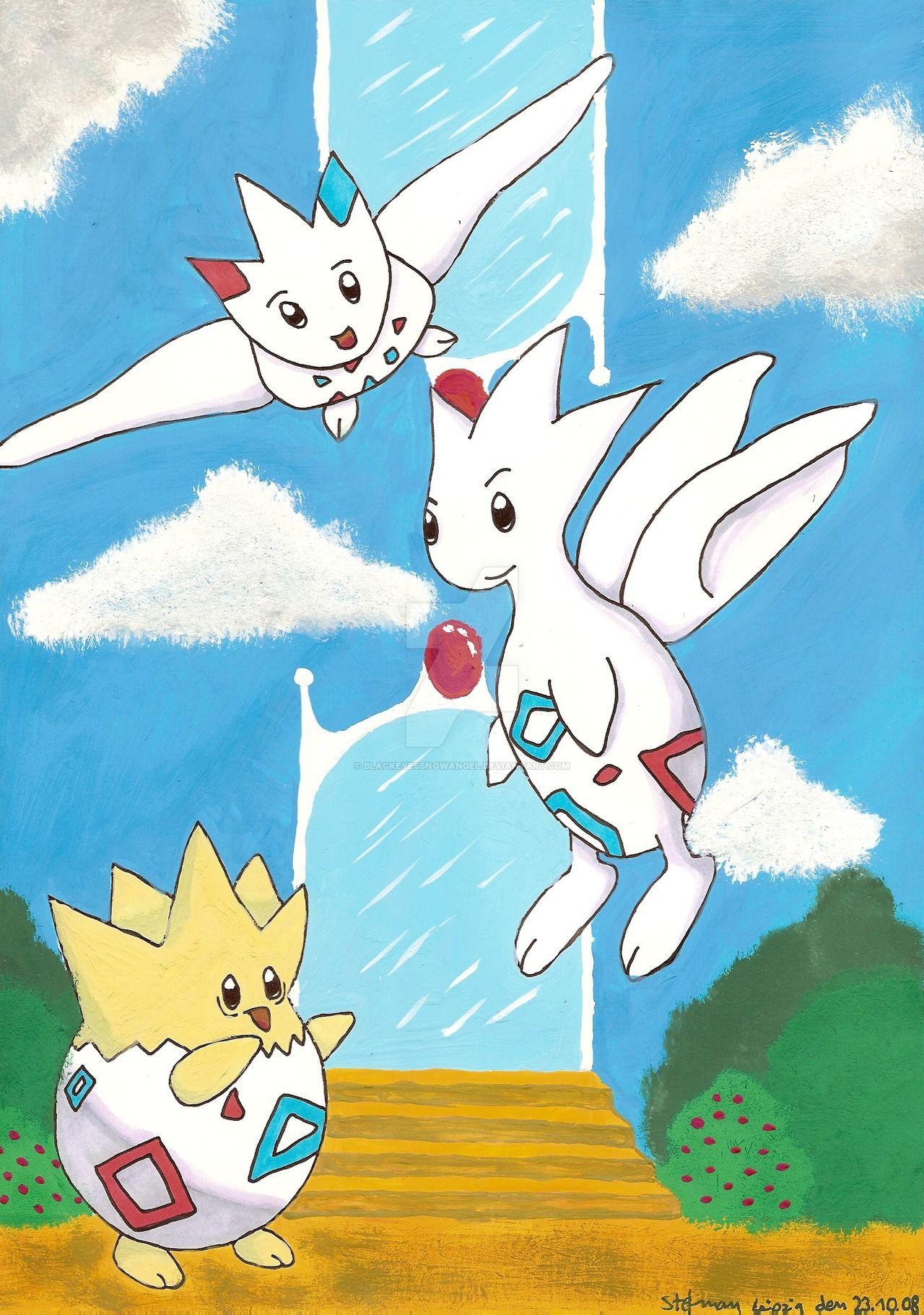 1280x1830 Togepi, Togetic and Togekiss, Phone