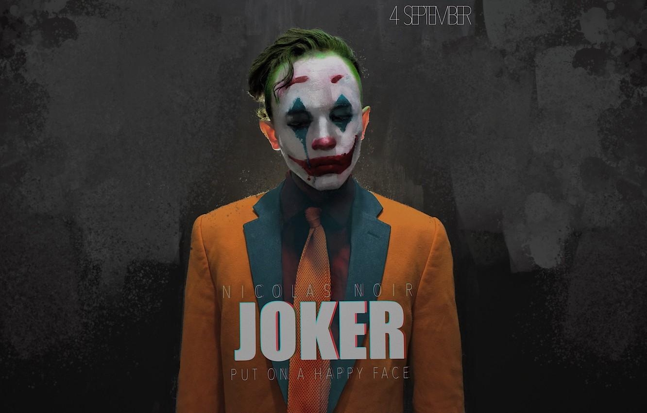 1340x850 Wallpaper Joker, movies, clown, joker, clown mask, cosplay, Desktop