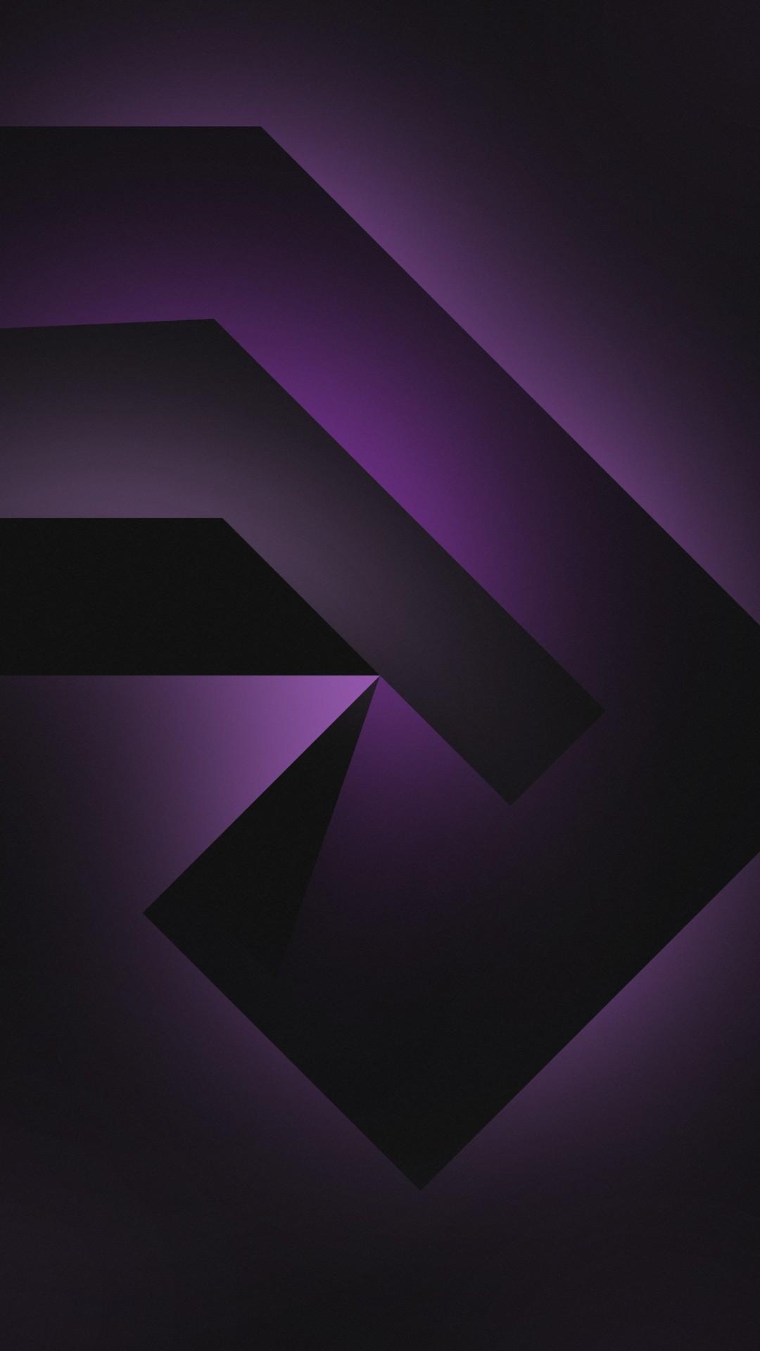 1080x1920 Dark Purple 4K Wallpaper, Phone