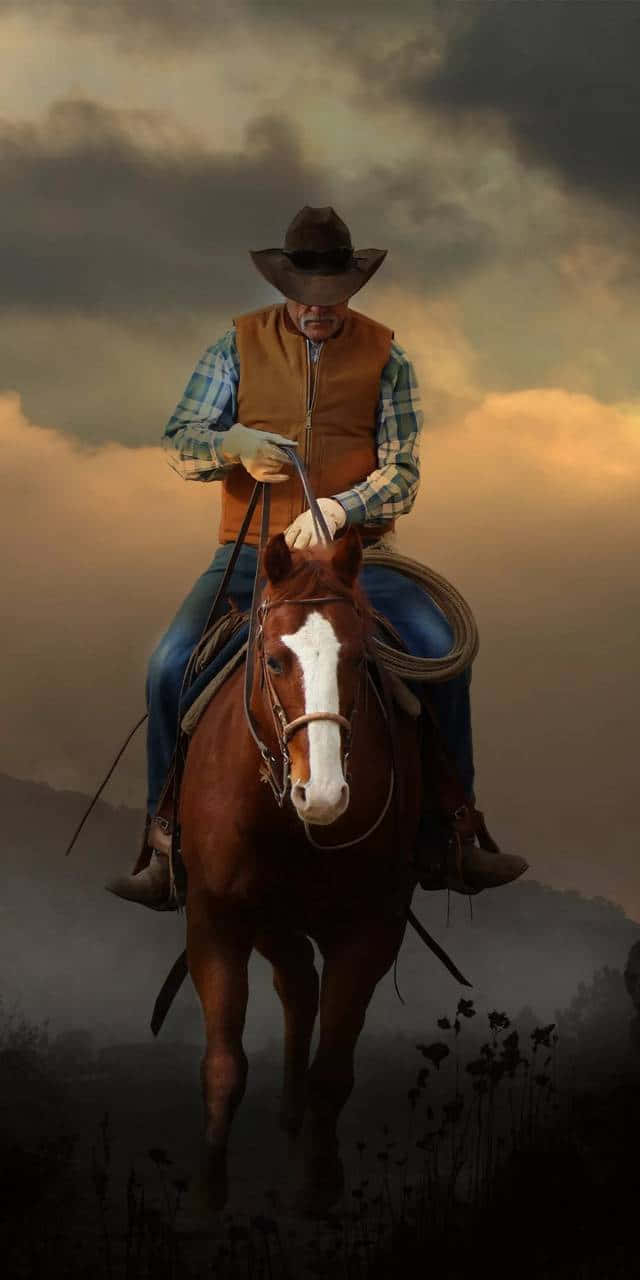 640x1280 Western Cowboy iPhone Wallpaper, Phone