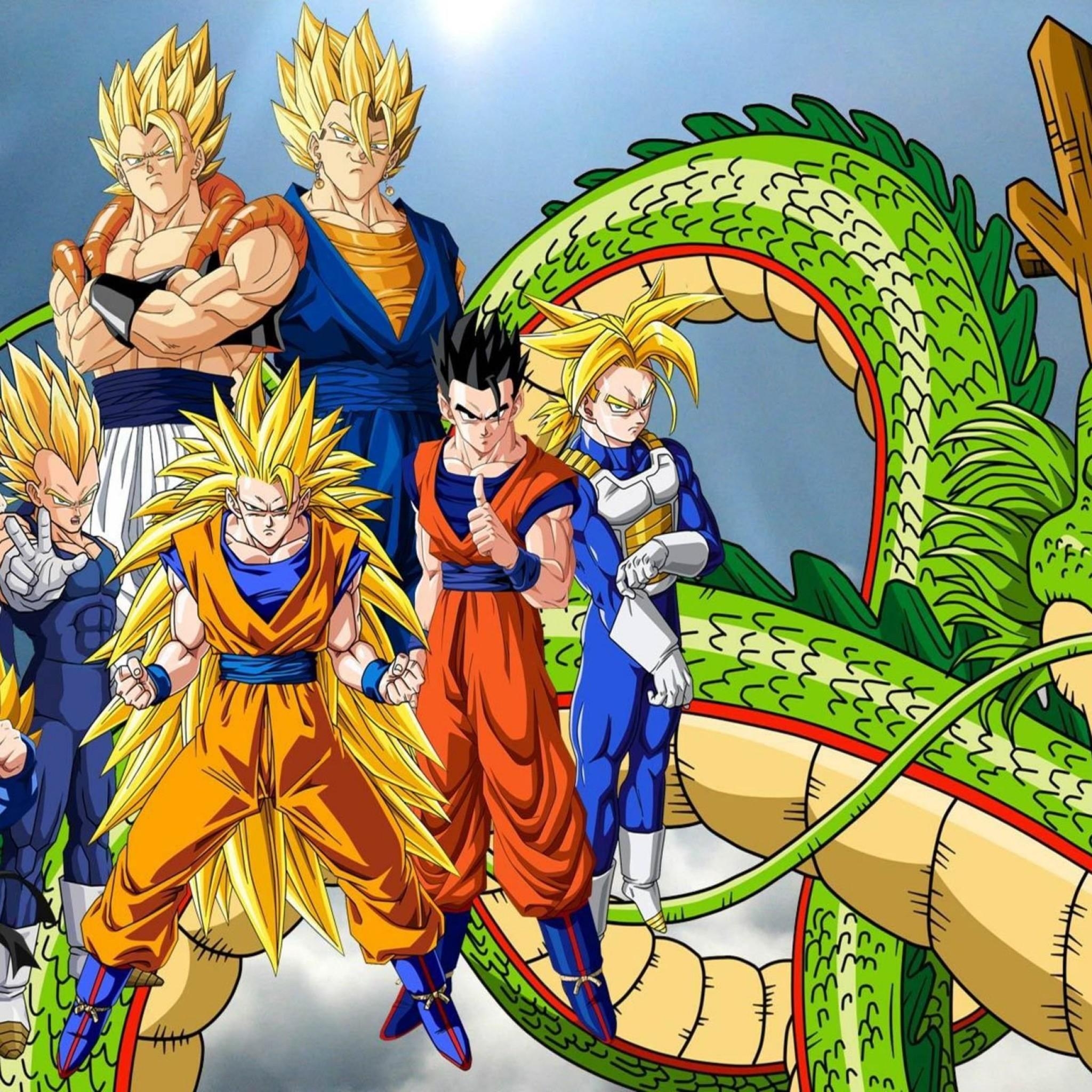 2050x2050 Dragon Ball Z iPad Wallpaper, Phone