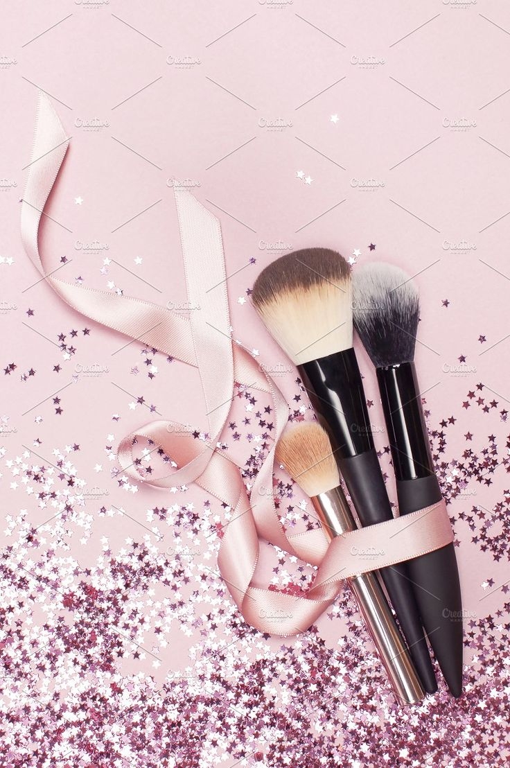 740x1110 Different cosmetic makeup brushes containing makeup, pink, and artist. Flatlay makeup, Makeup wallpaper, Makeup cosmetics, Phone