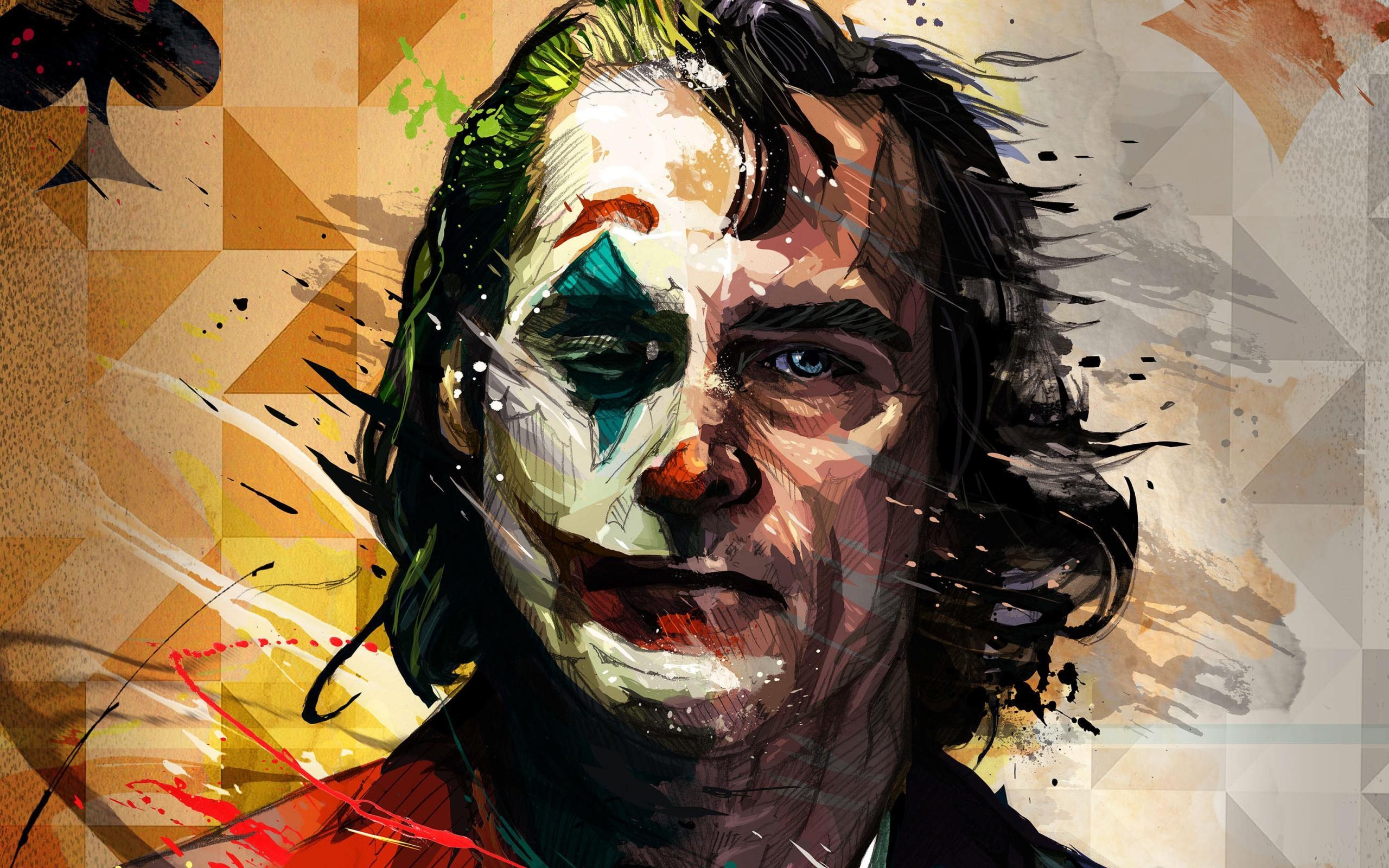 2560x1600 Wallpaper of Movie, Art, DC, Comics, Joaquin Phoenix, Joker, Desktop