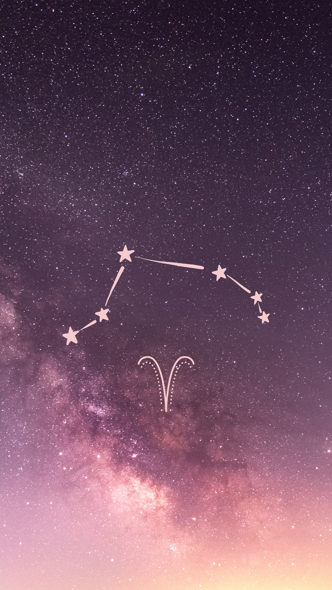 1080x1920 Aries astrology aesthetic wallpaper. Aries wallpaper, Aries aesthetic, Aries art, Phone