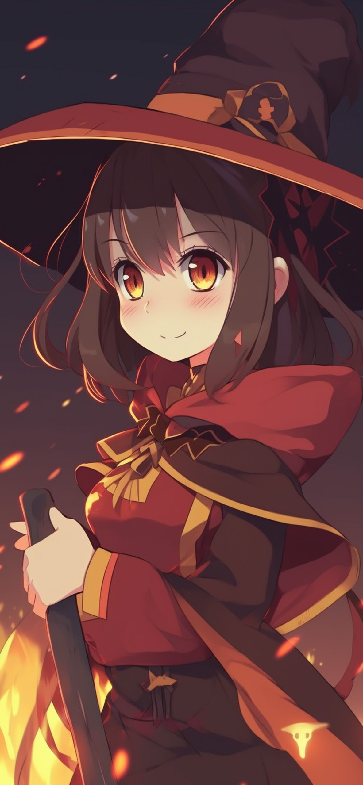 1190x2560 Konosuba Megumin Wallpaper, Phone