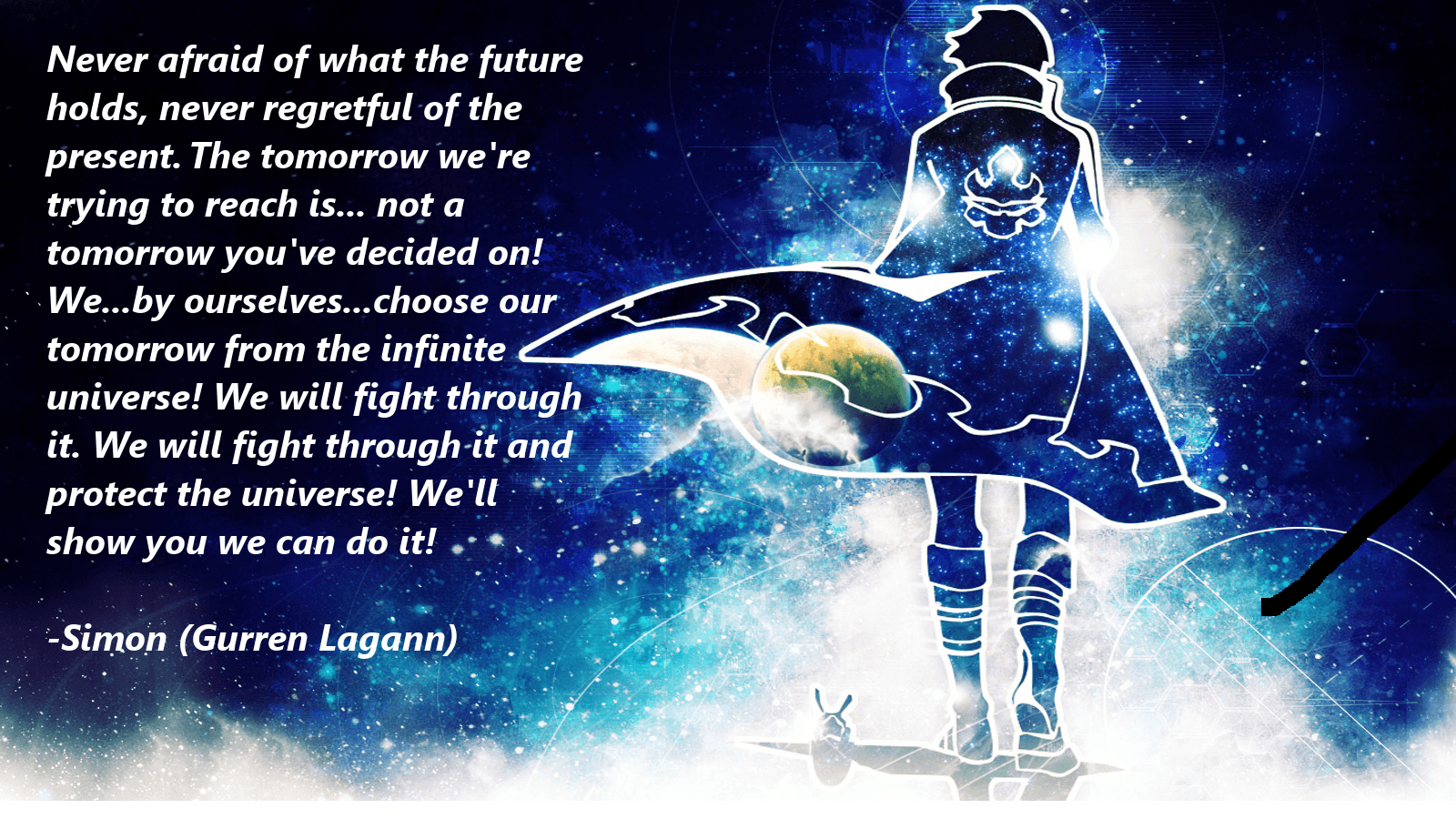 1600x900 Anime Quotes Wallpaper, Desktop