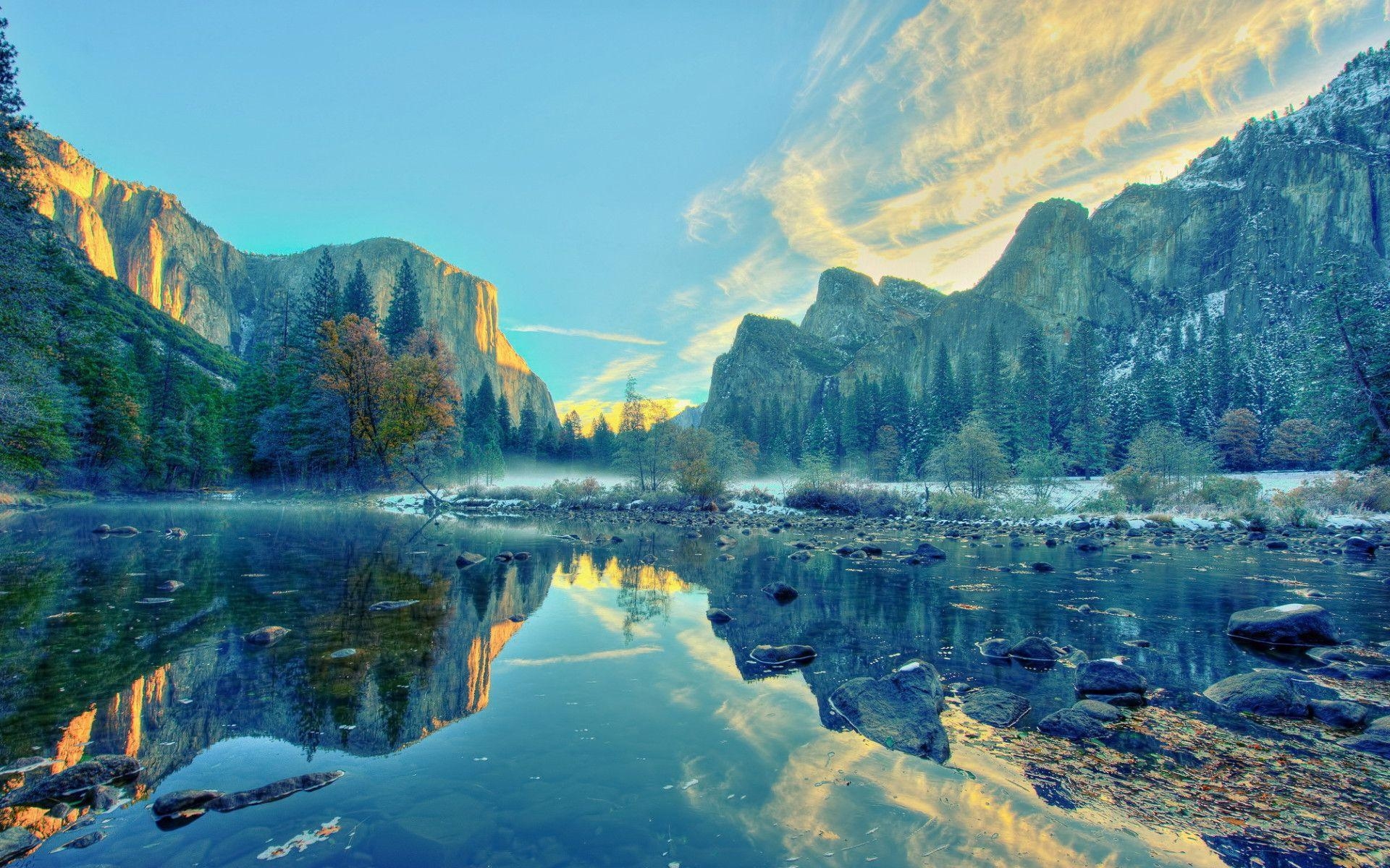 1920x1200 Calming Yosemite National Park wallpaper. Calming Yosemite, Desktop