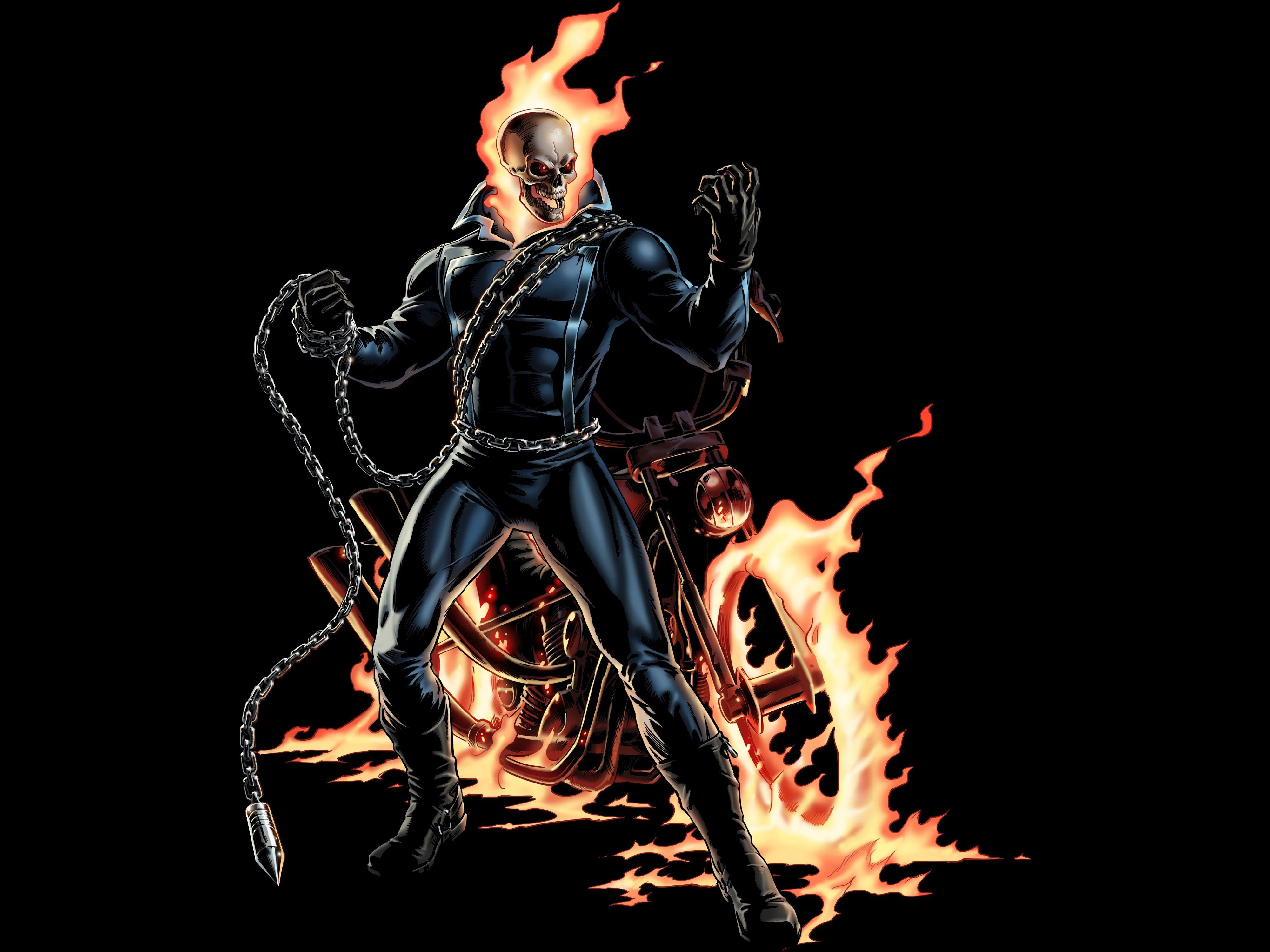 4000x3000 4K Ghost Rider Wallpaper and Background Image, Desktop