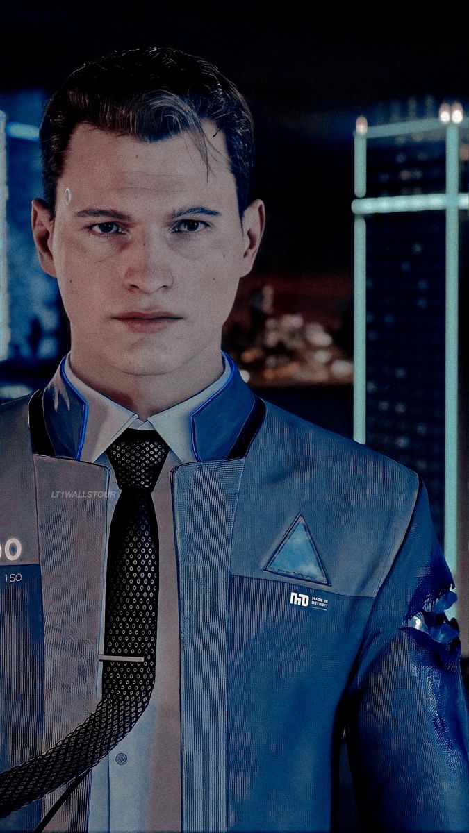 680x1200 CONNOR: Become Human Lockscreen. Detroit Become Human Connor, Detroit Become Human, Detroit, Phone