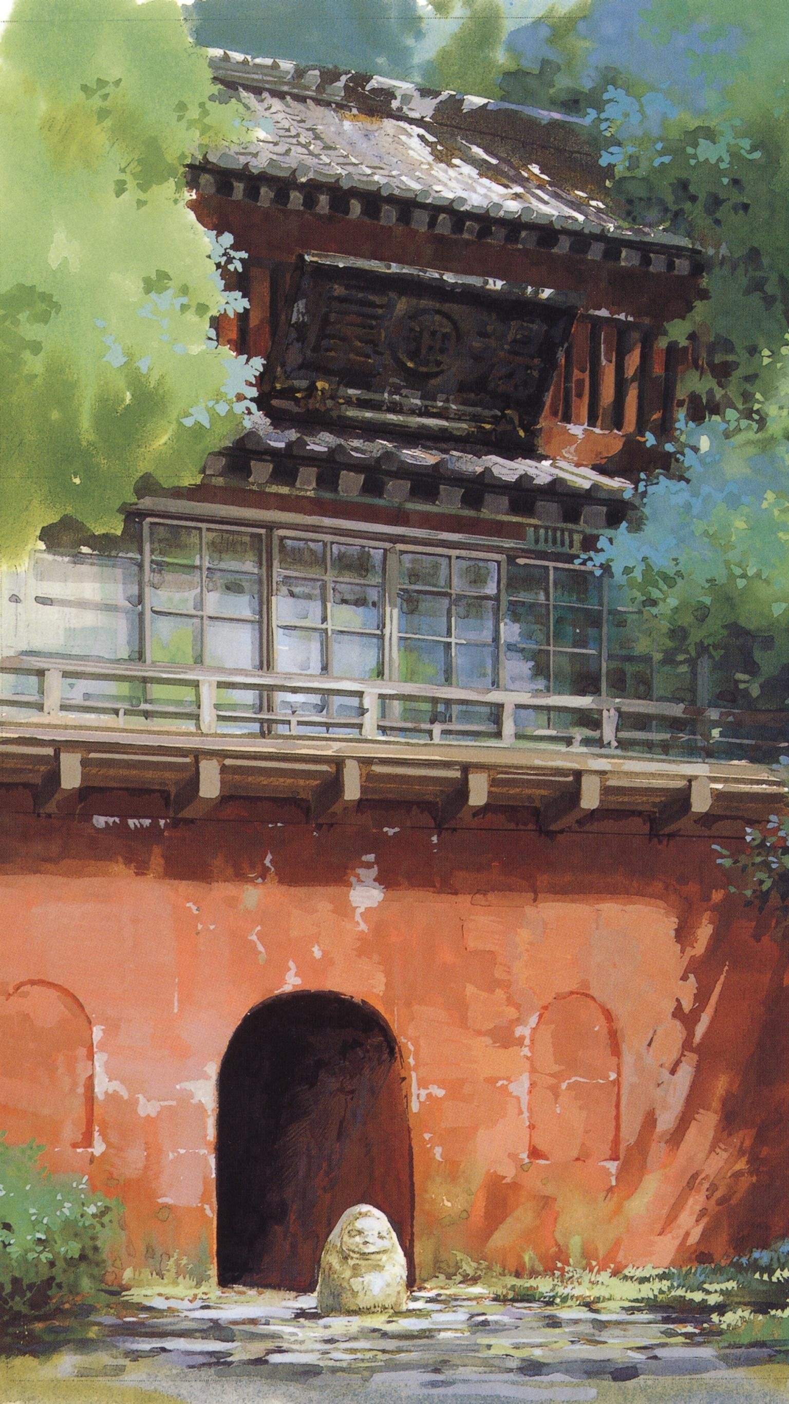 1540x2740 Spirited Away (2001) Phone Wallpaper. Moviemania. Ghibli artwork, Anime scenery, Studio ghibli art, Phone