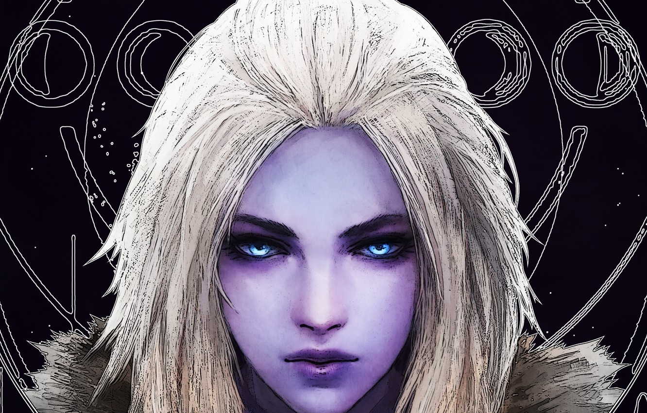 1340x850 Wallpaper destiny, art, awoken, Queen of the Reef, mara sov image for desktop, section игры, Desktop